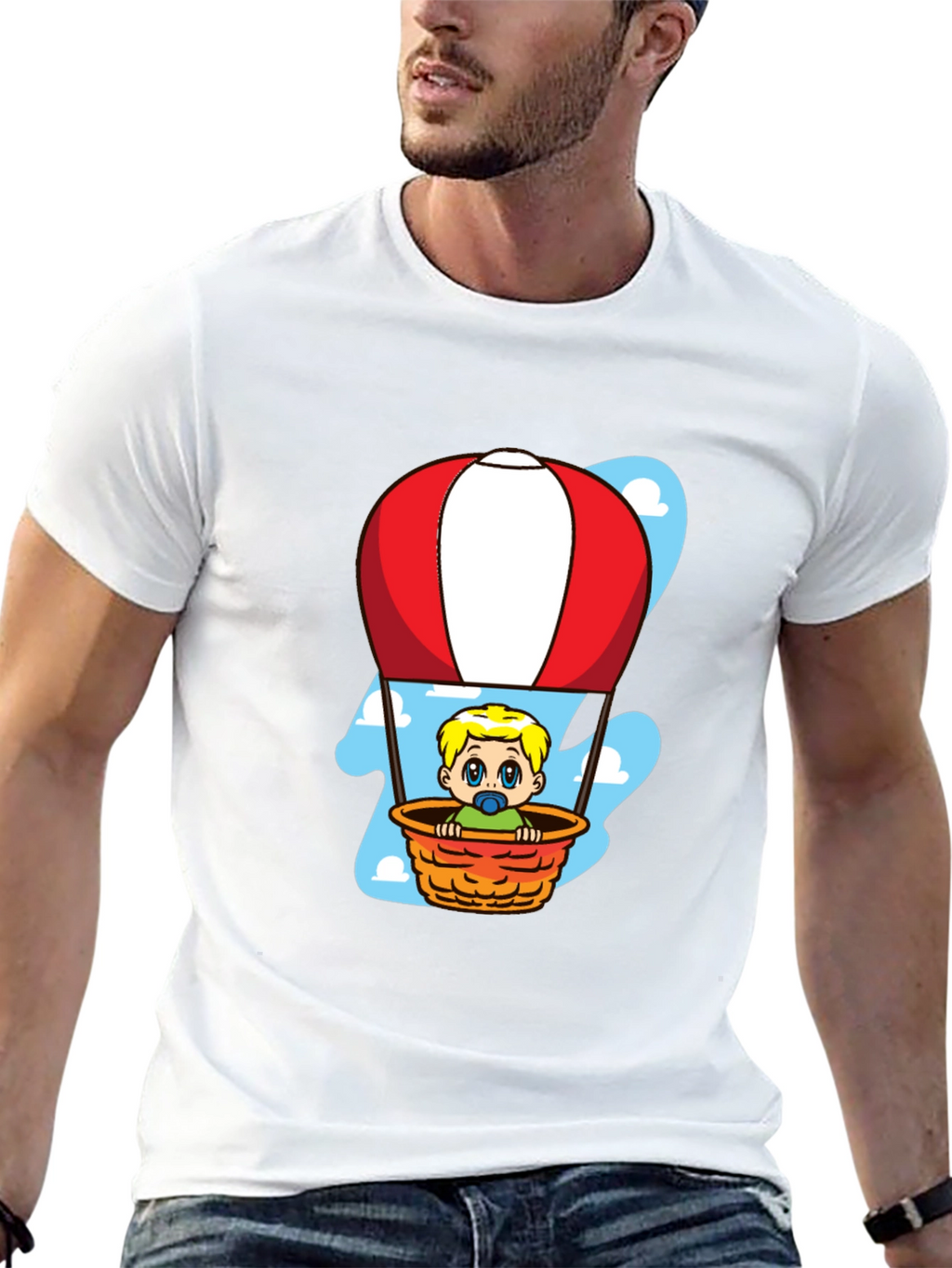 Baby in Balloon Graphic Tee