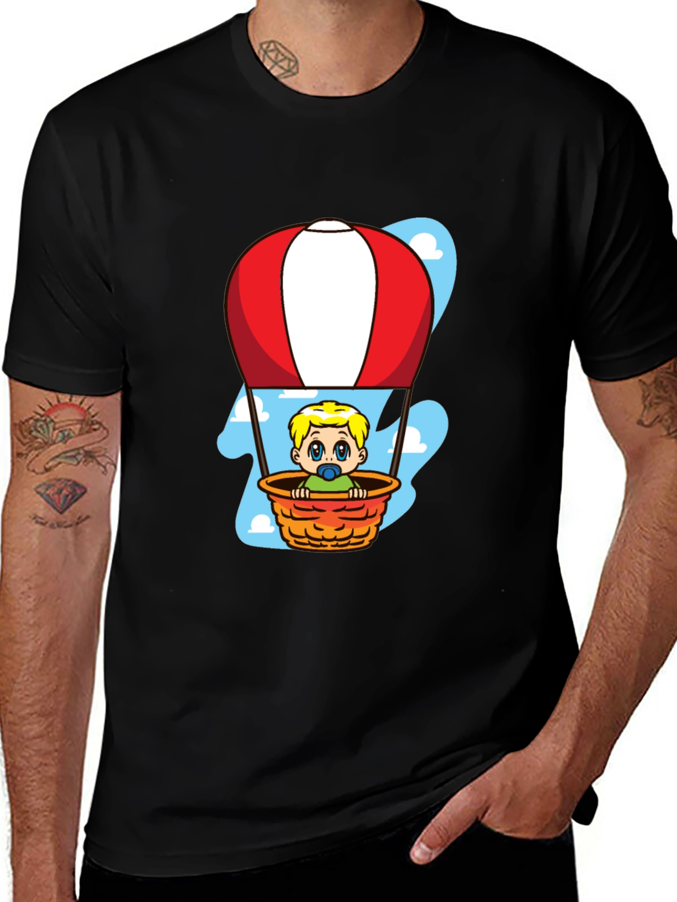Baby in Balloon Graphic Tee