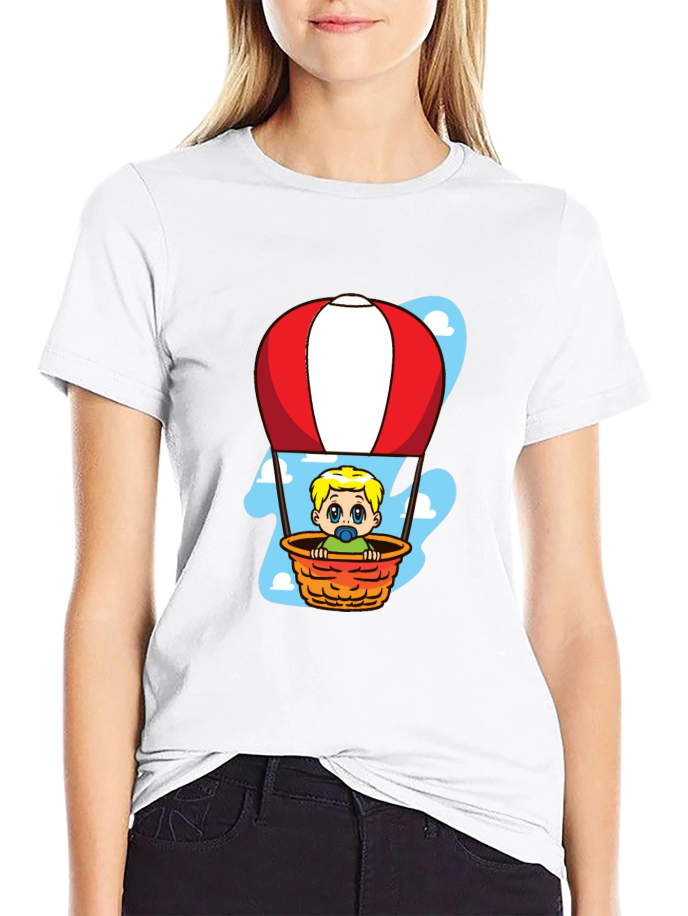 Baby in Balloon Graphic Tee