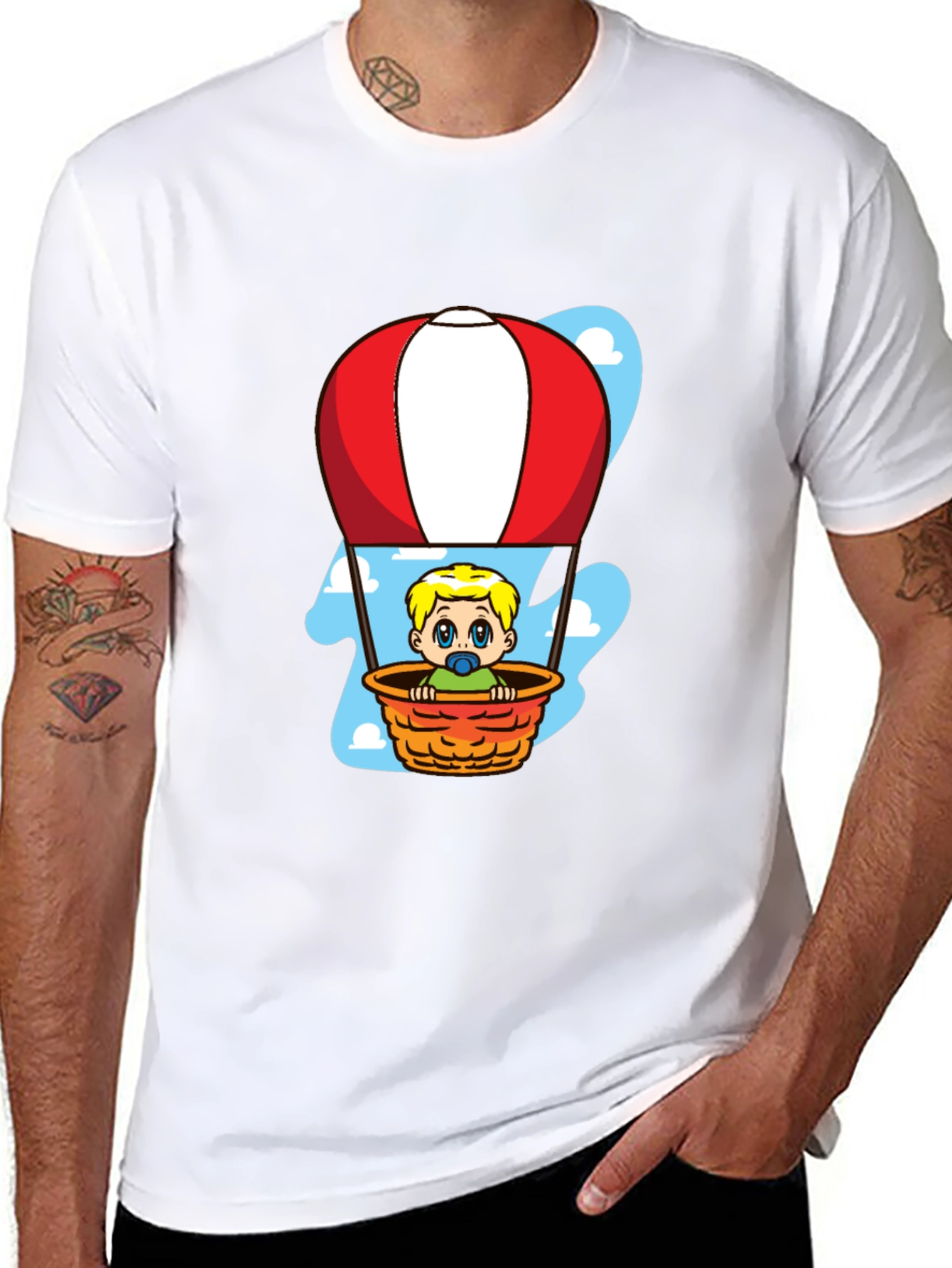 Baby in Balloon Graphic Tee