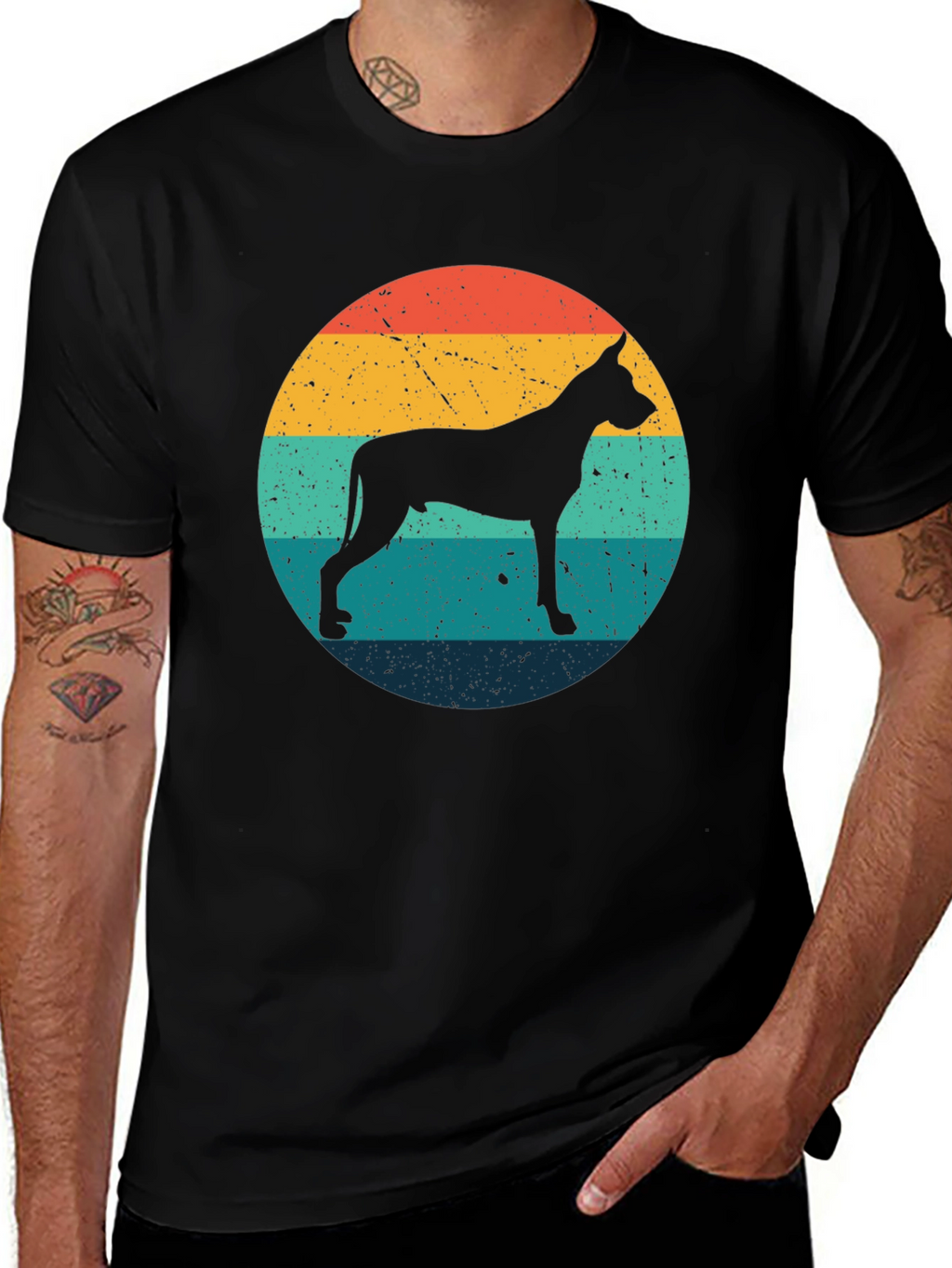 Retro Dog Silhouette Tee