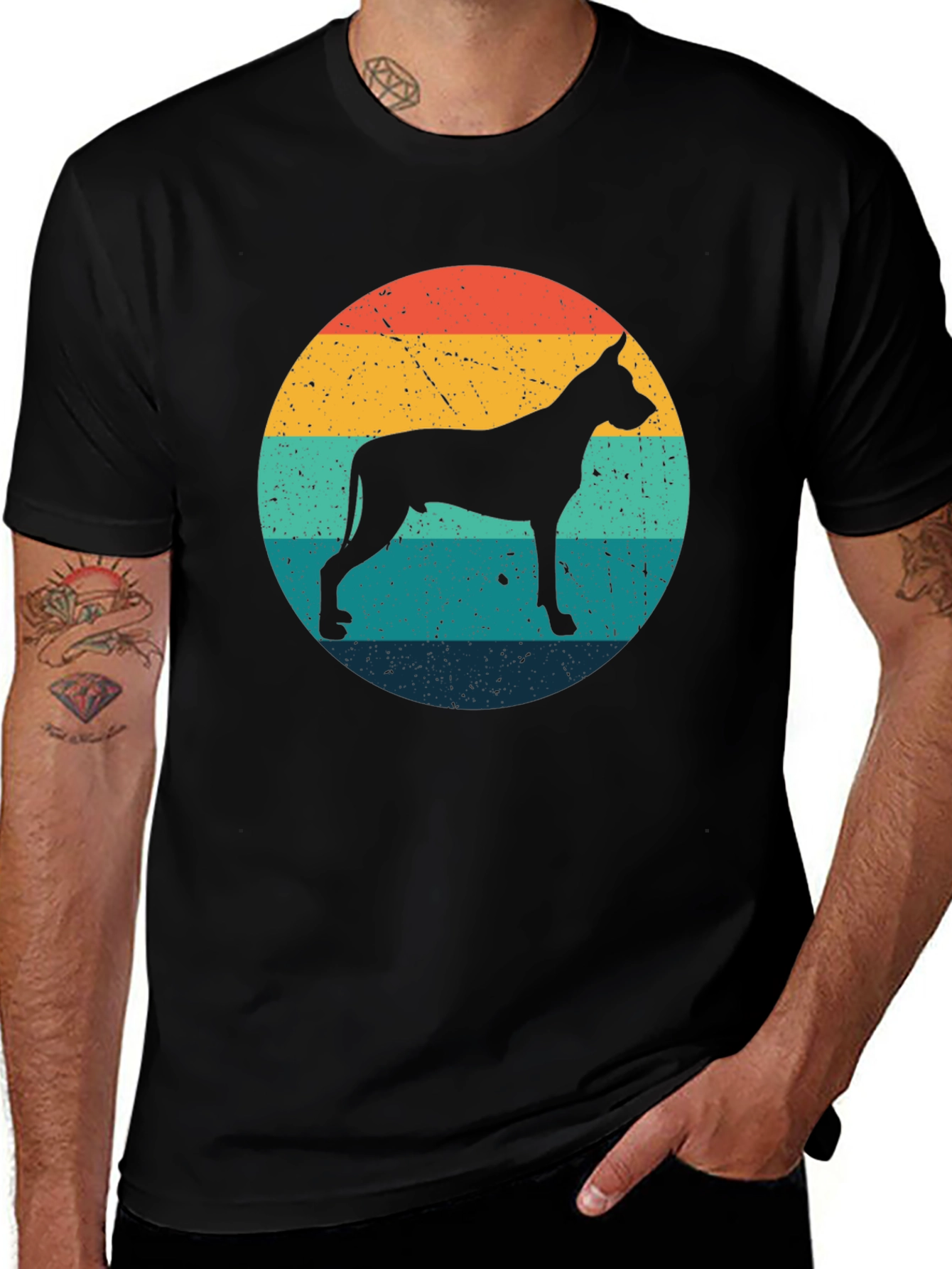 Retro Dog Silhouette Tee