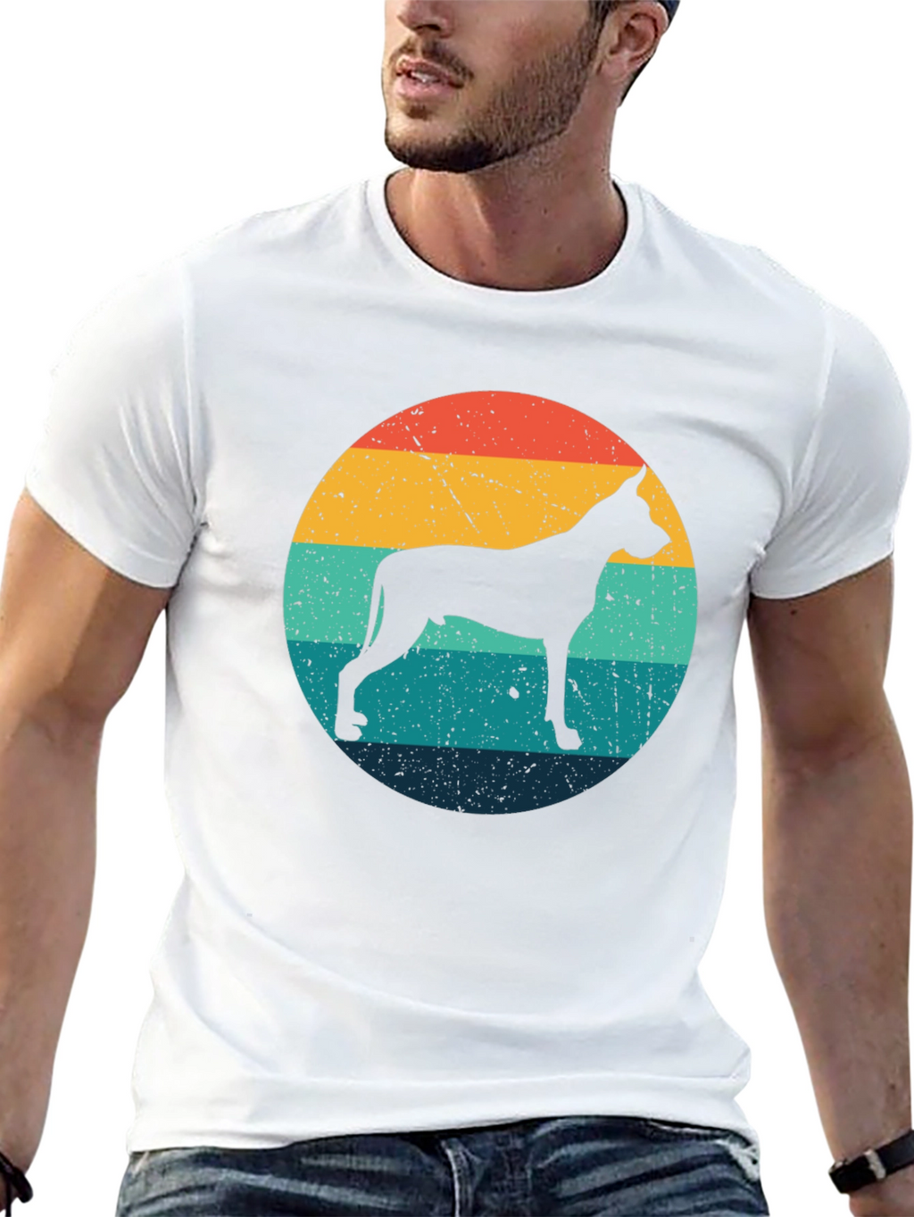 Retro Dog Silhouette Tee