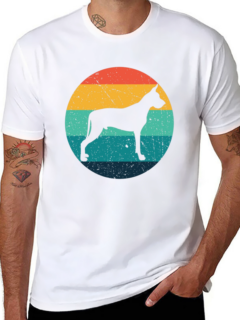 Retro Dog Silhouette Tee