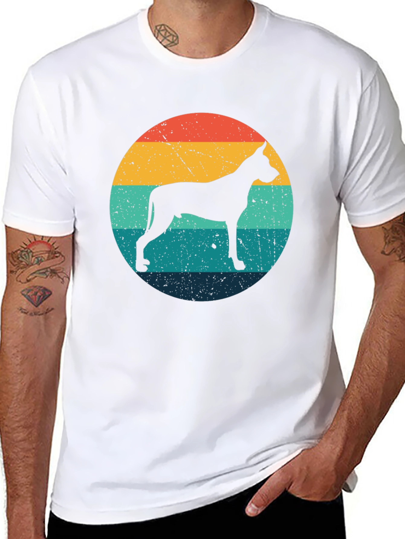 Retro Dog Silhouette Tee
