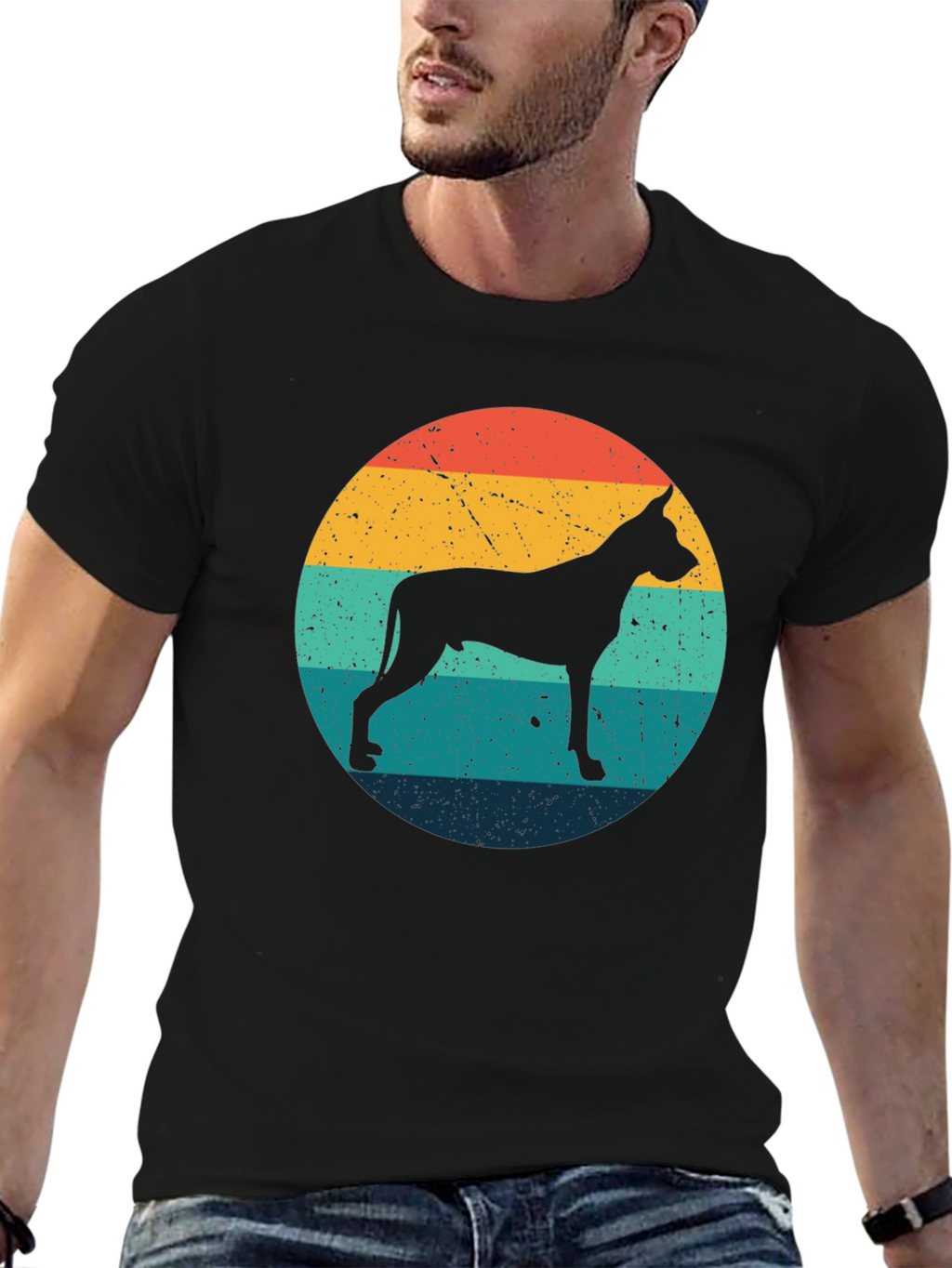 Retro Dog Silhouette Tee