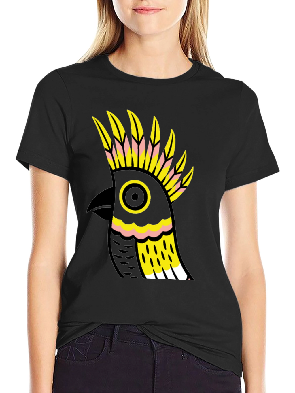 Cockatoo Graphic Tee - Bold Bird Design