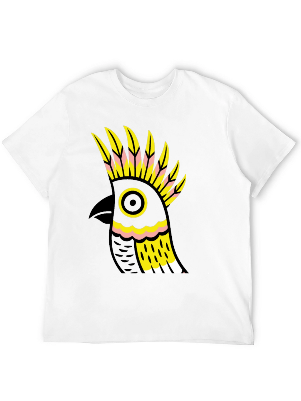 Cockatoo Graphic Tee - Bold Bird Design