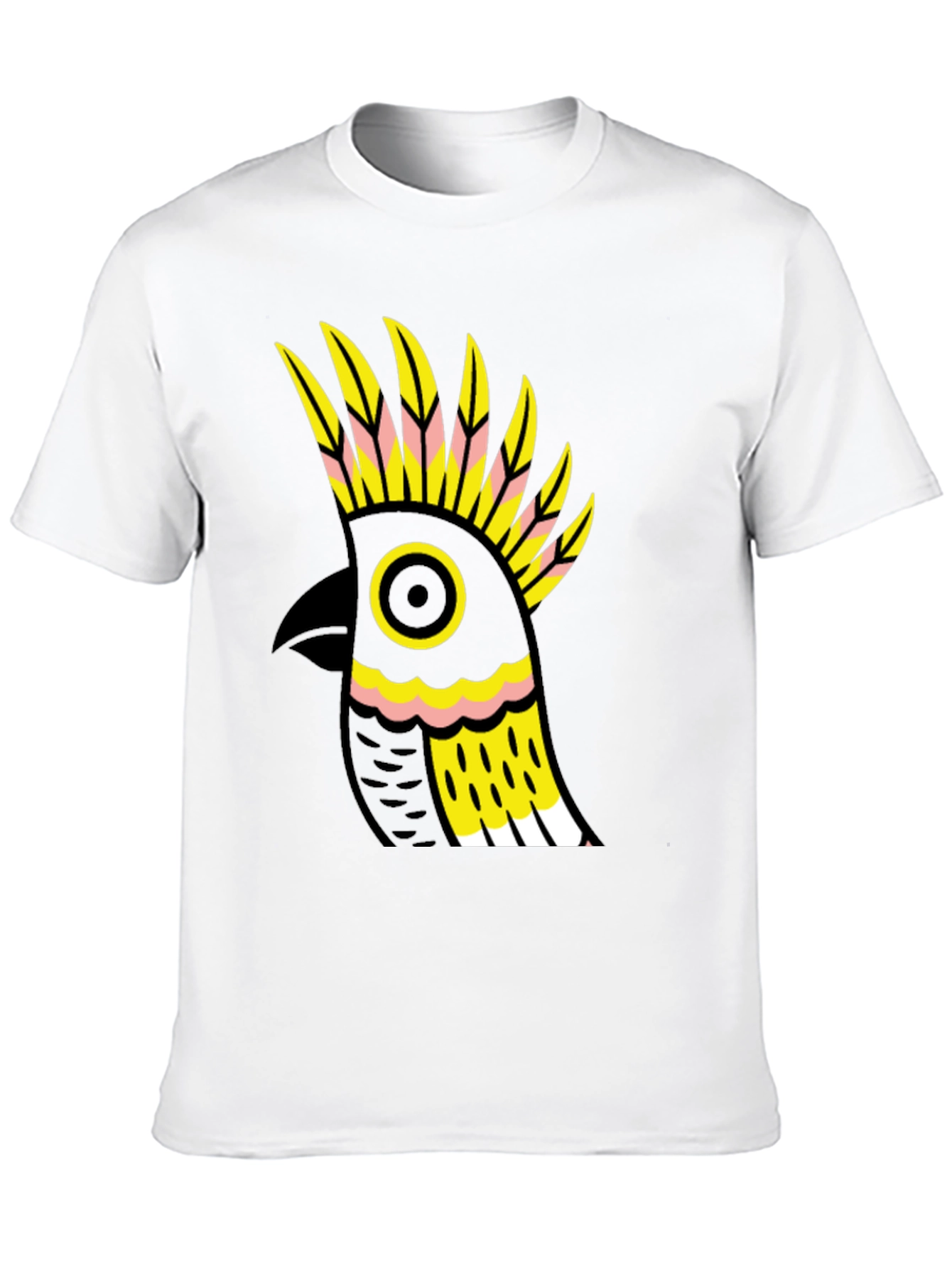 Cockatoo Graphic Tee - Bold Bird Design