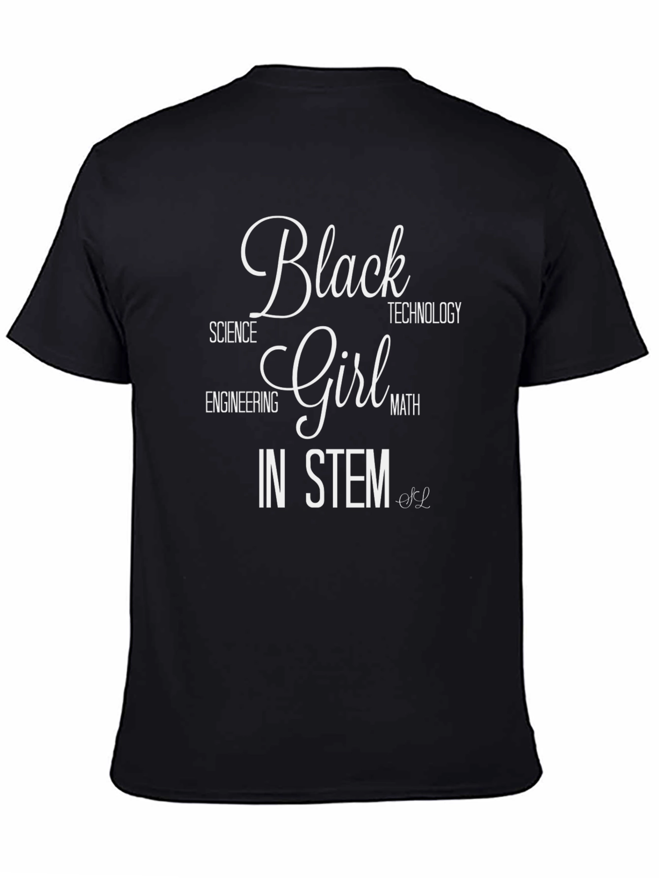 Black Girl in STEM T-Shirt