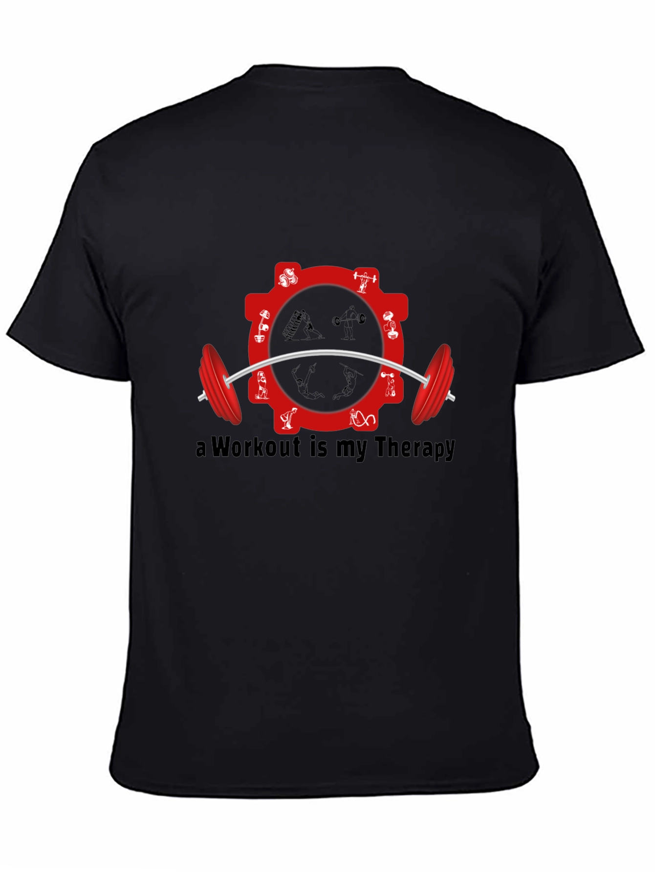 Workout Therapy Black T-Shirt