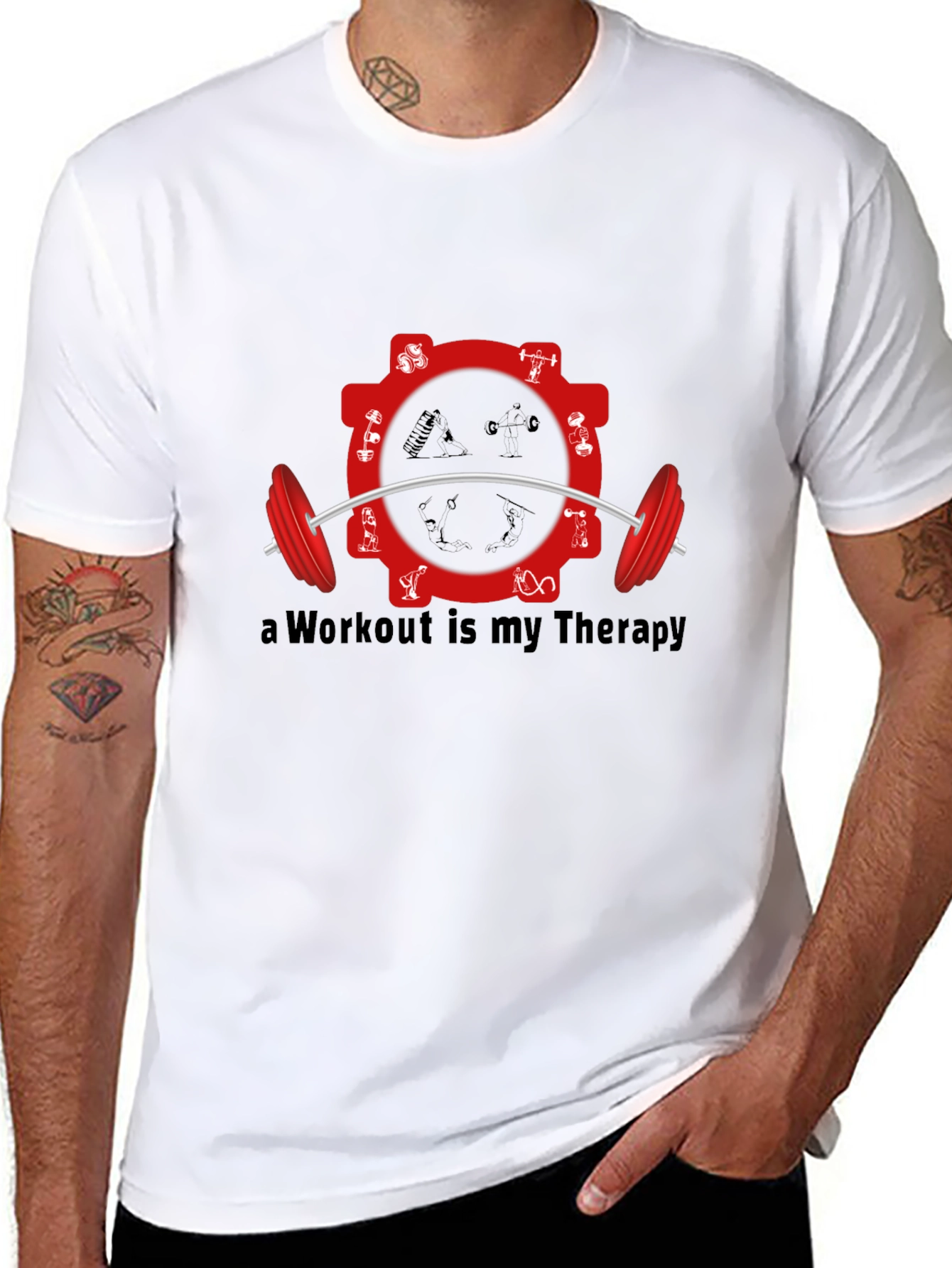 Workout Therapy Black T-Shirt