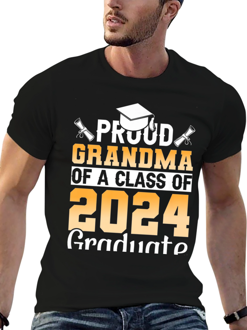 Proud Grandma of a 2024 Graduate T-Shirt