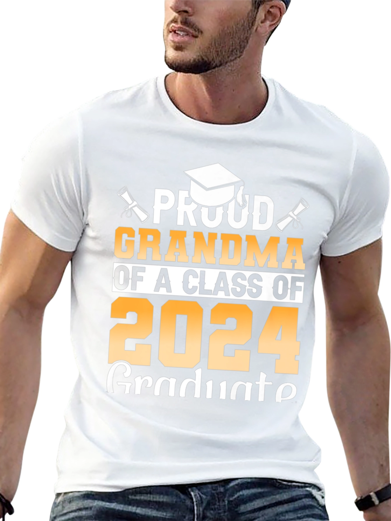 Proud Grandma of a 2024 Graduate T-Shirt