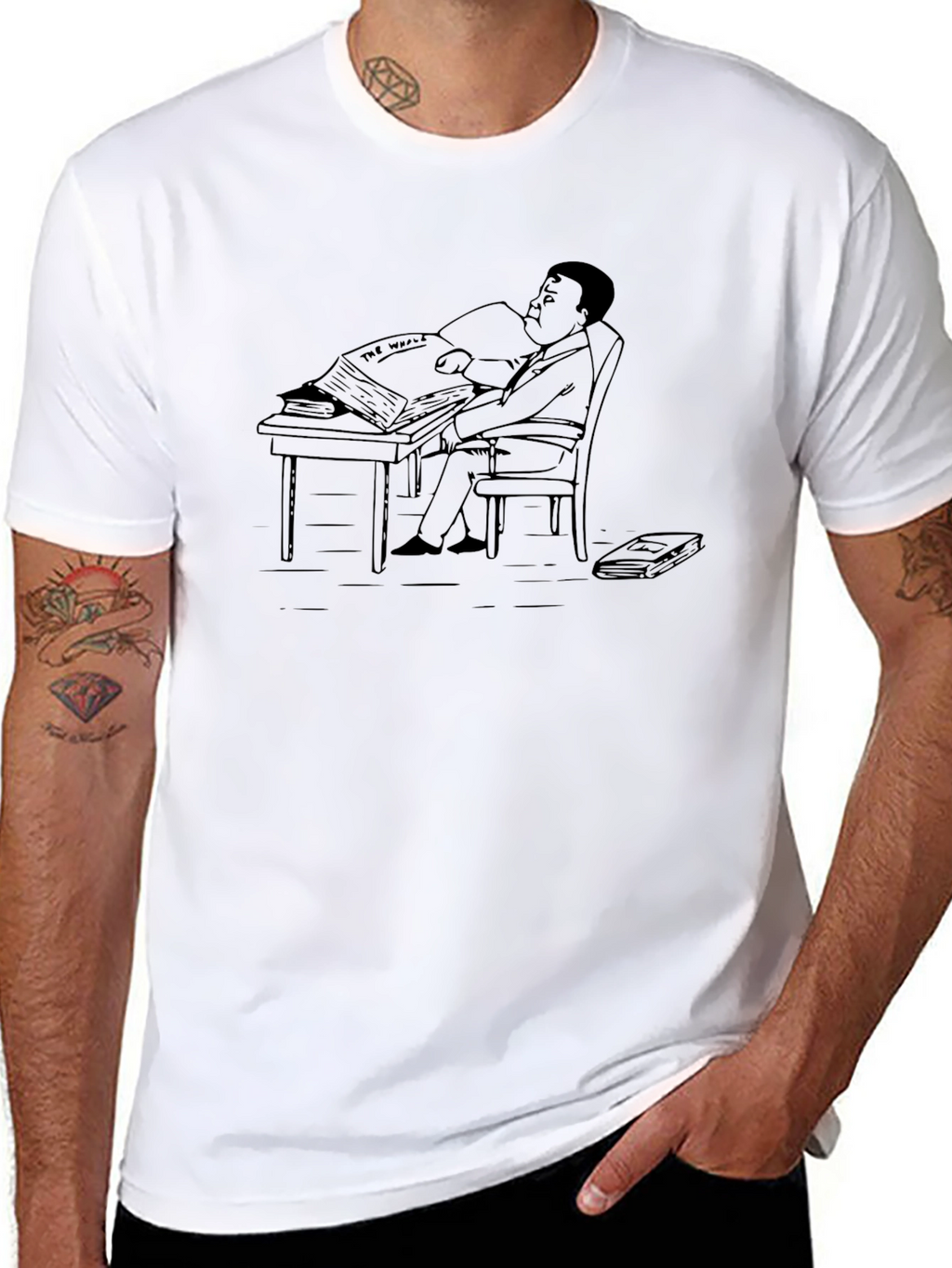 The Office Inspired Dwight Schrute T-Shirt - Black