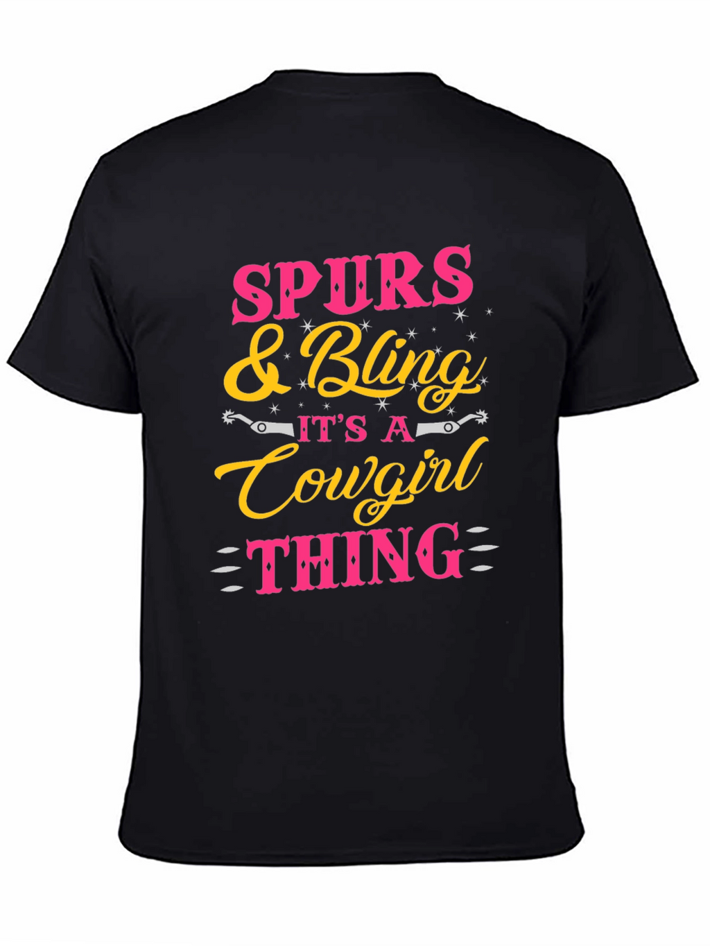 Spurs & Bling Cowgirl T-Shirt