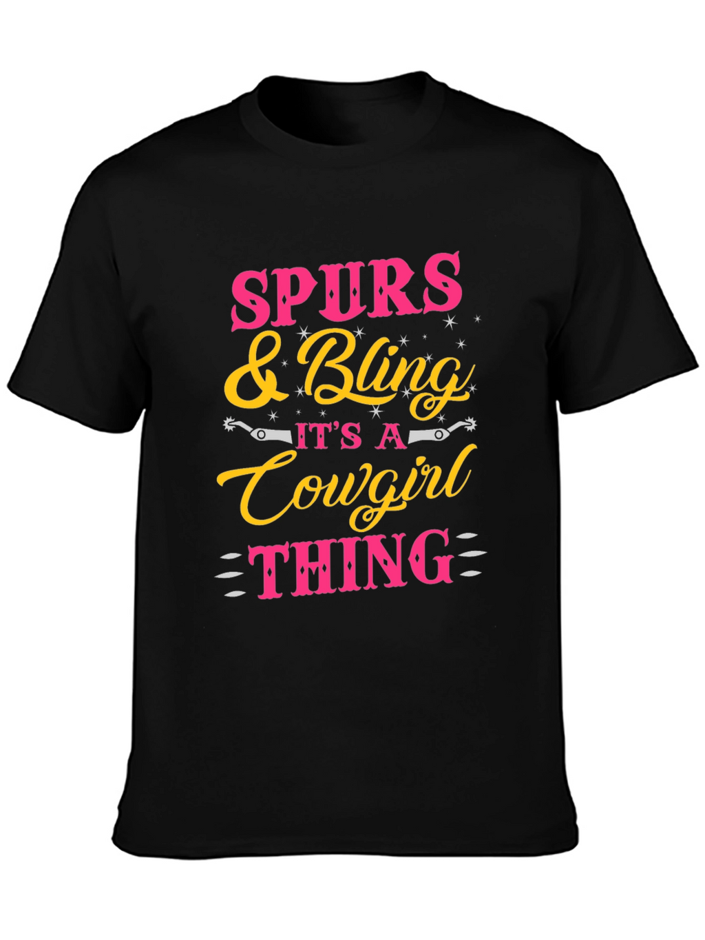 Spurs & Bling Cowgirl T-Shirt