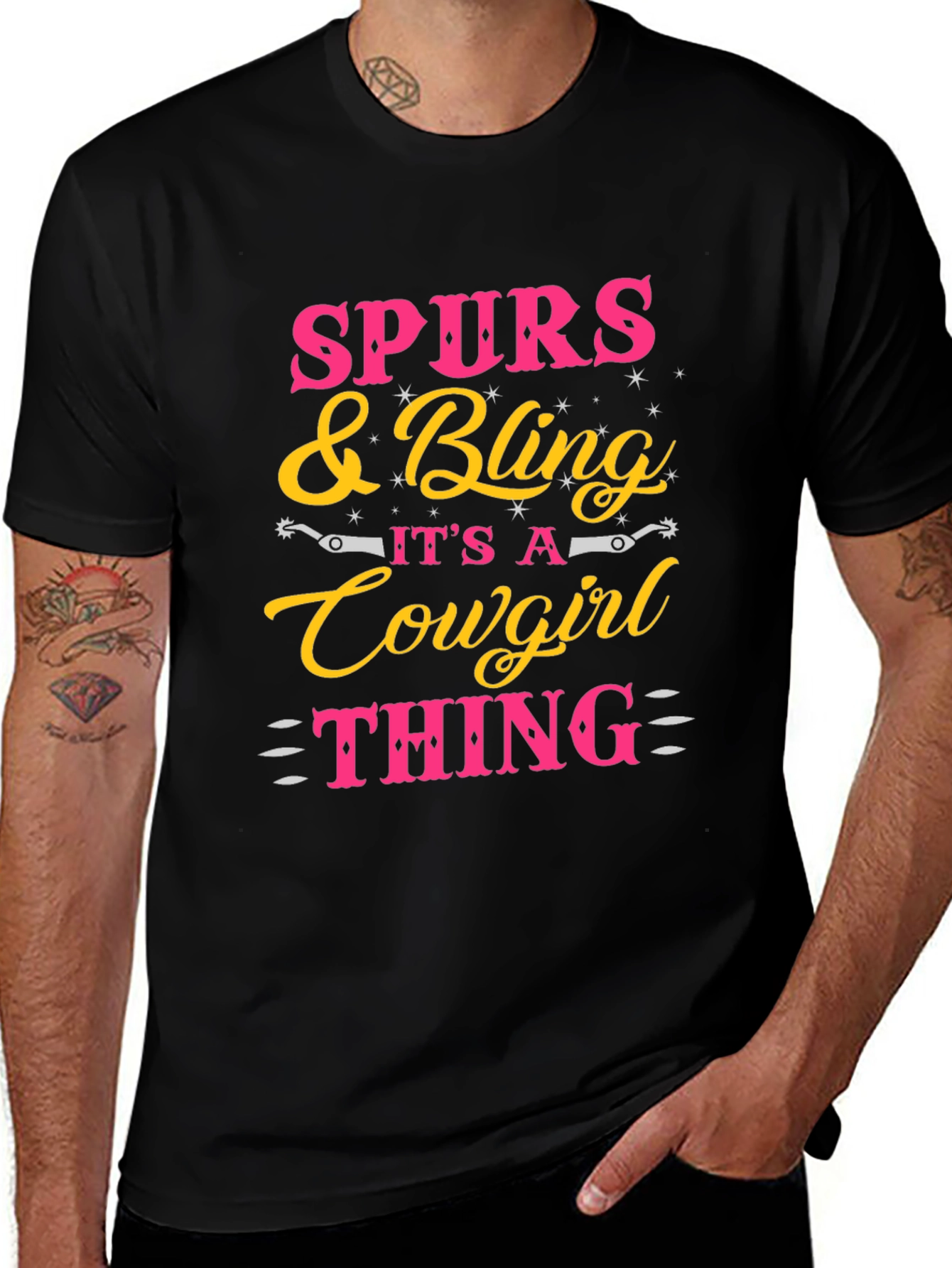 Spurs & Bling Cowgirl T-Shirt