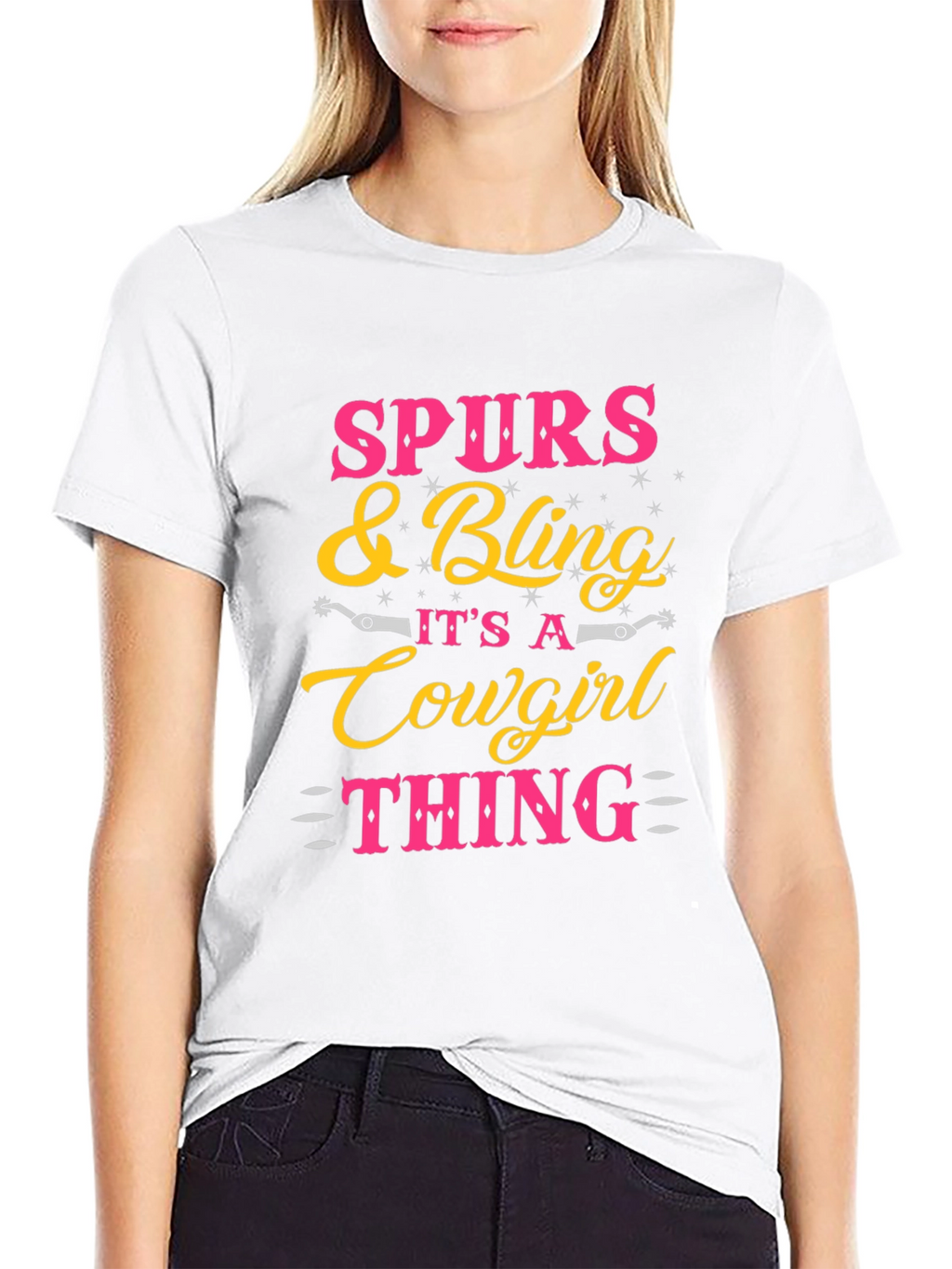 Spurs & Bling Cowgirl T-Shirt