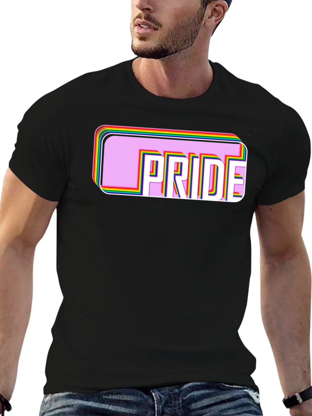 Pride Graphic Tee - Unisex Black T-Shirt