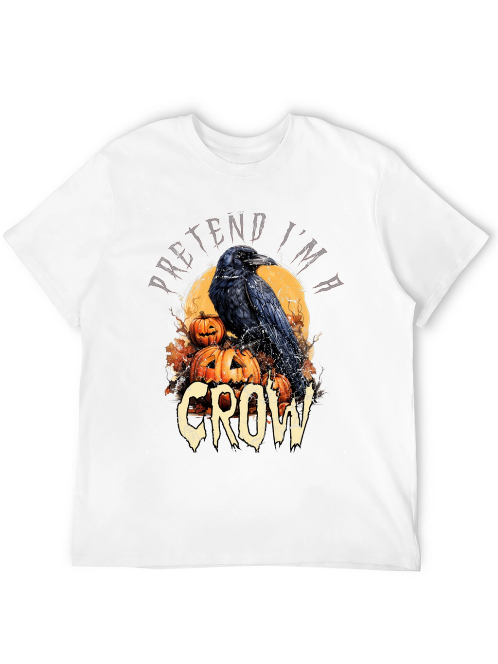 Halloween Crow T-Shirt Pretend Im A Crow