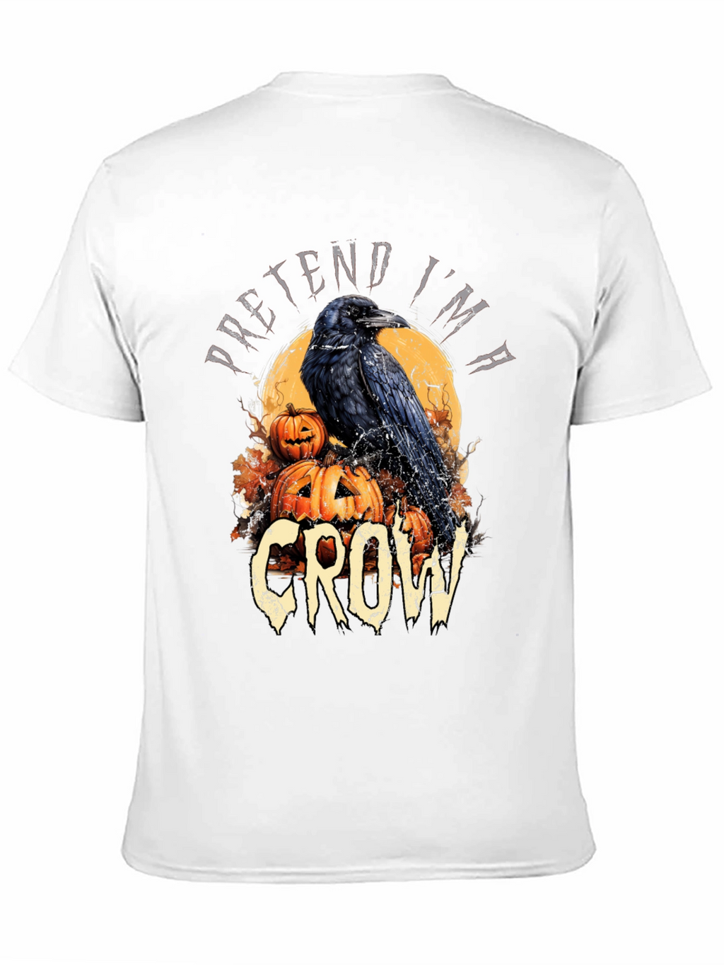 Halloween Crow T-Shirt Pretend Im A Crow