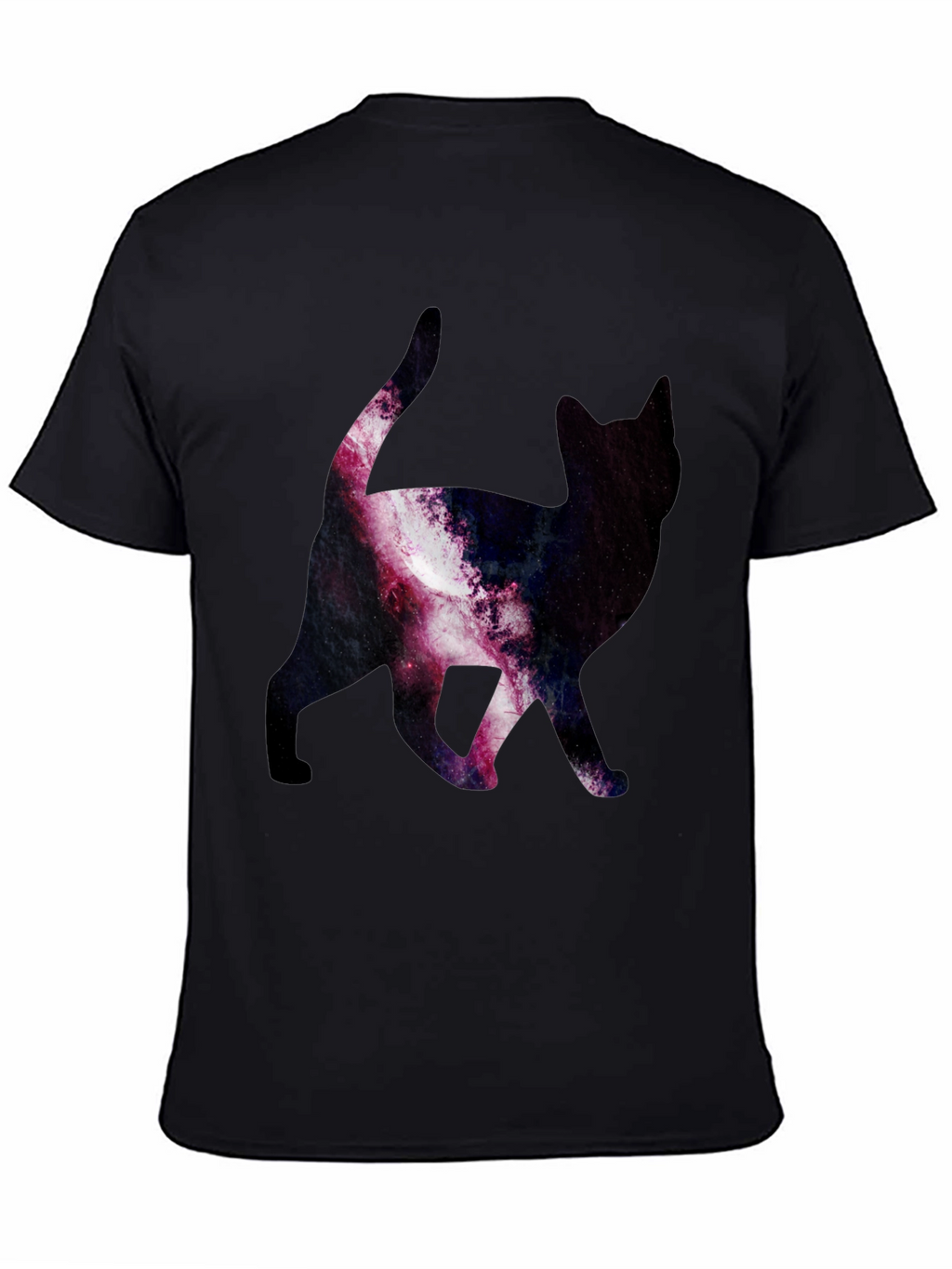 Galaxy Cat Print T-Shirt - Stylish & Unique