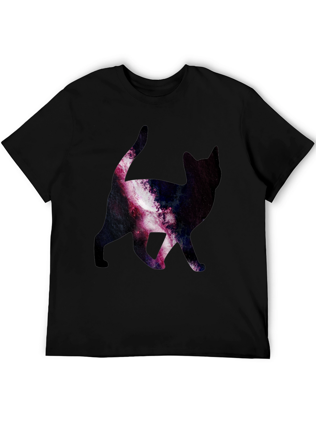 Galaxy Cat Print T-Shirt - Stylish & Unique