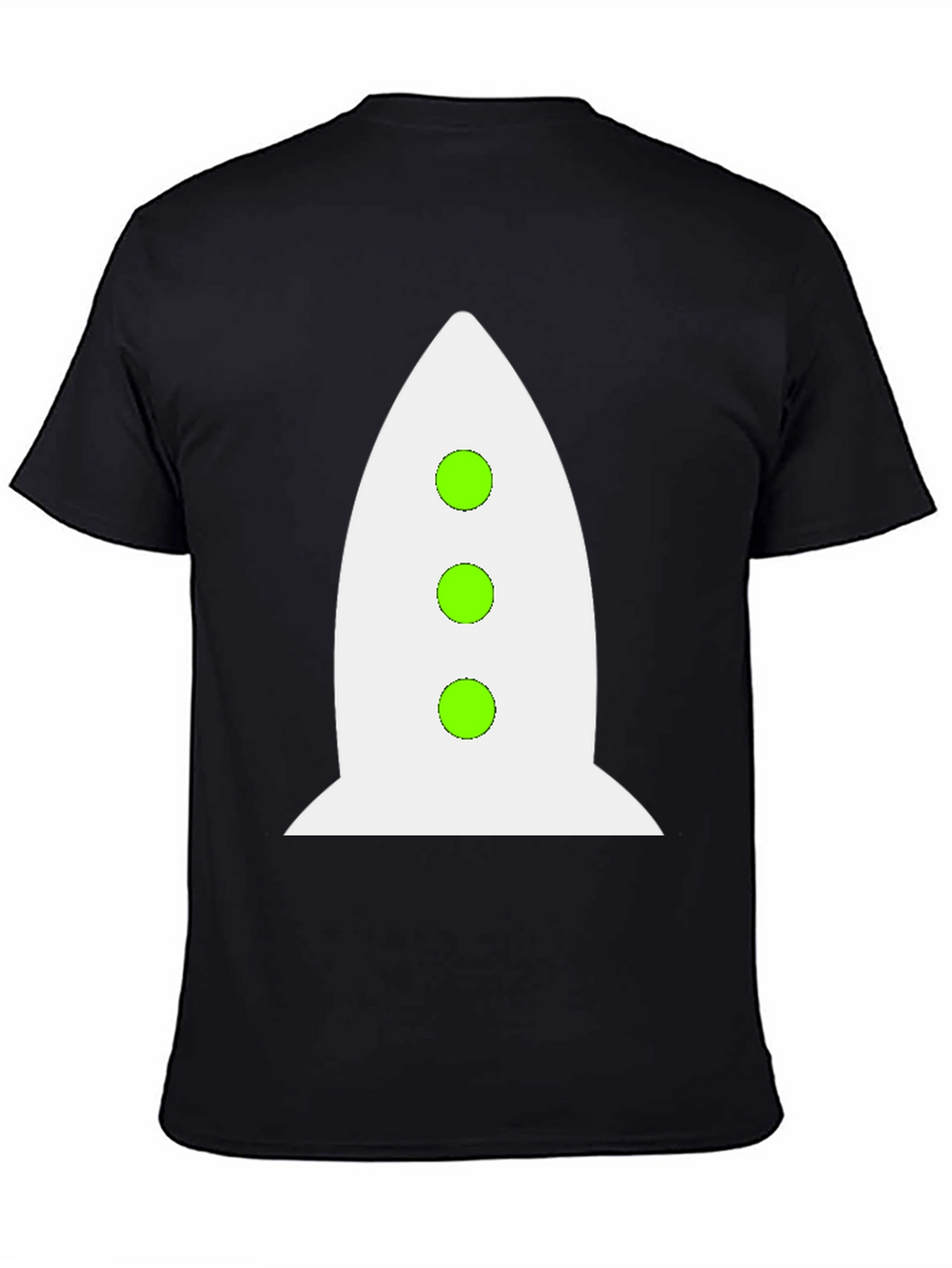 Rocket Graphic Black T-Shirt