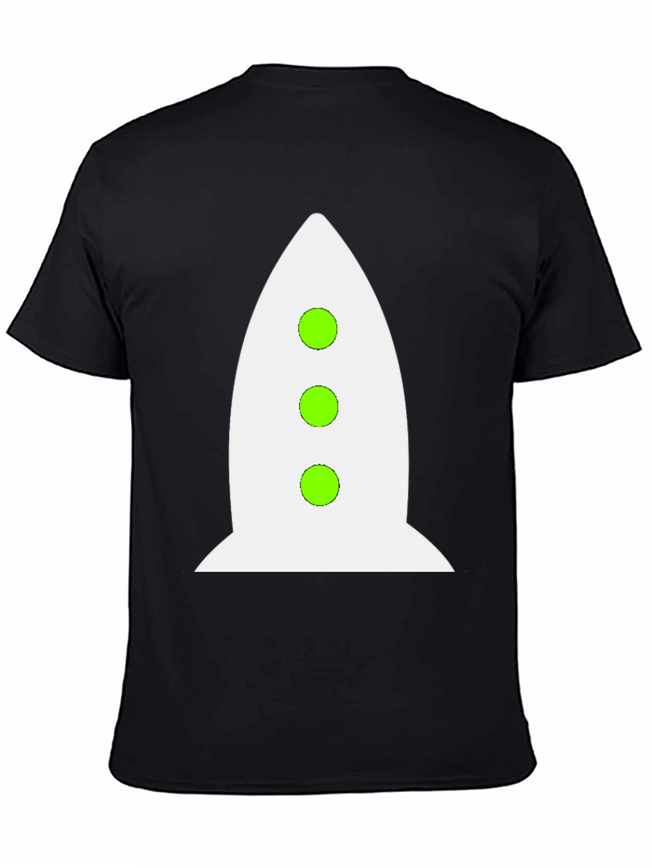 Rocket Graphic Black T-Shirt