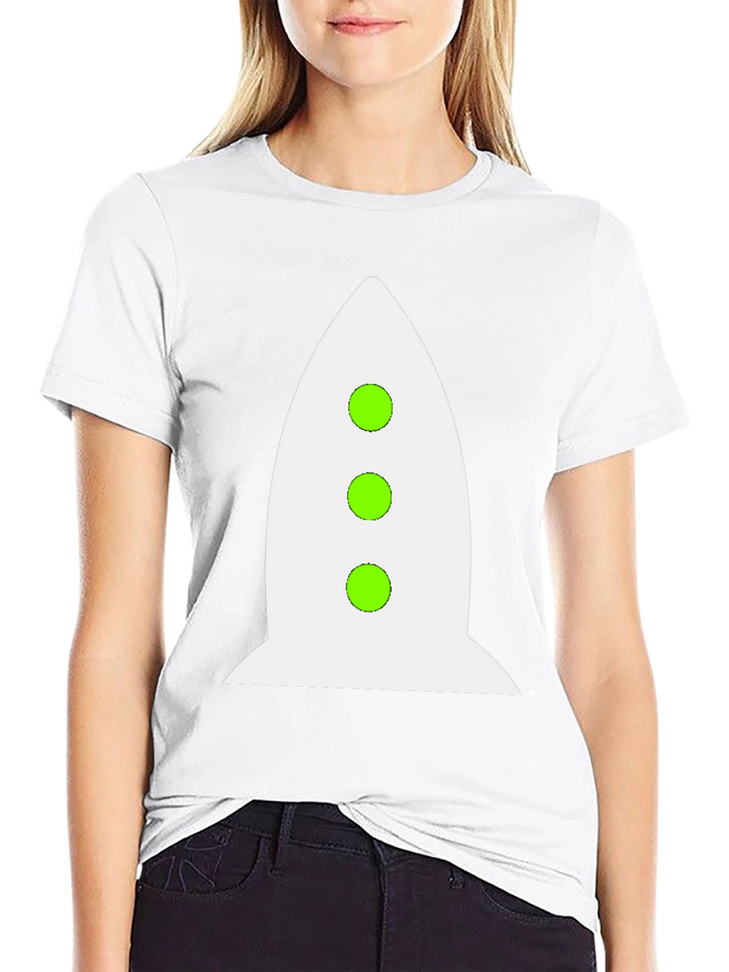 Rocket Graphic Black T-Shirt