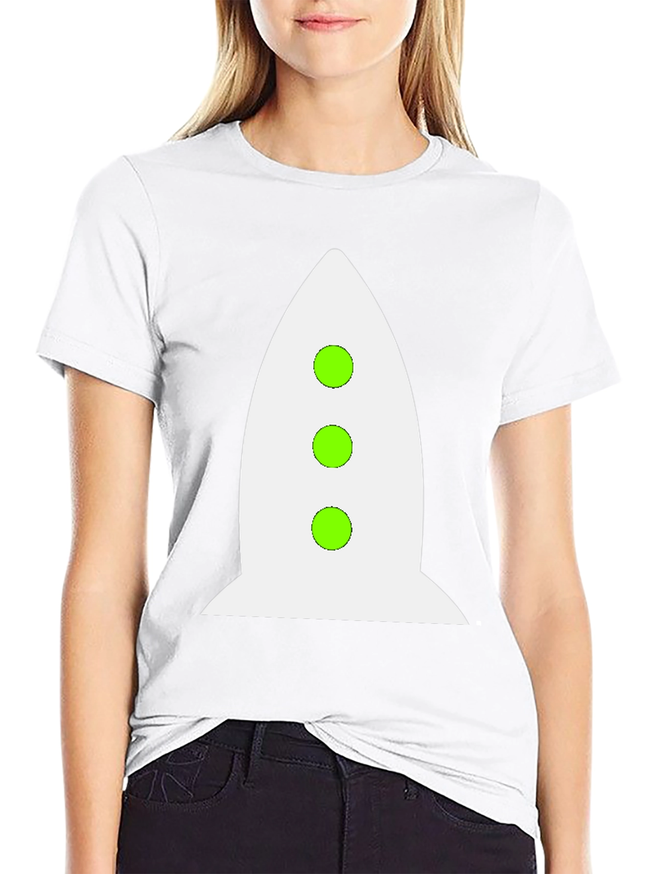 Rocket Graphic Black T-Shirt