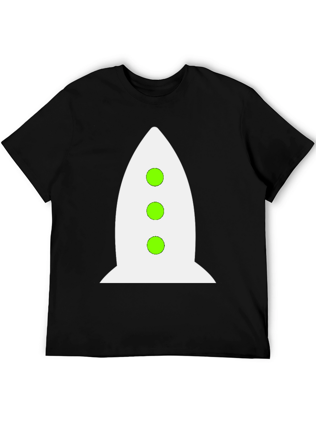 Rocket Graphic Black T-Shirt