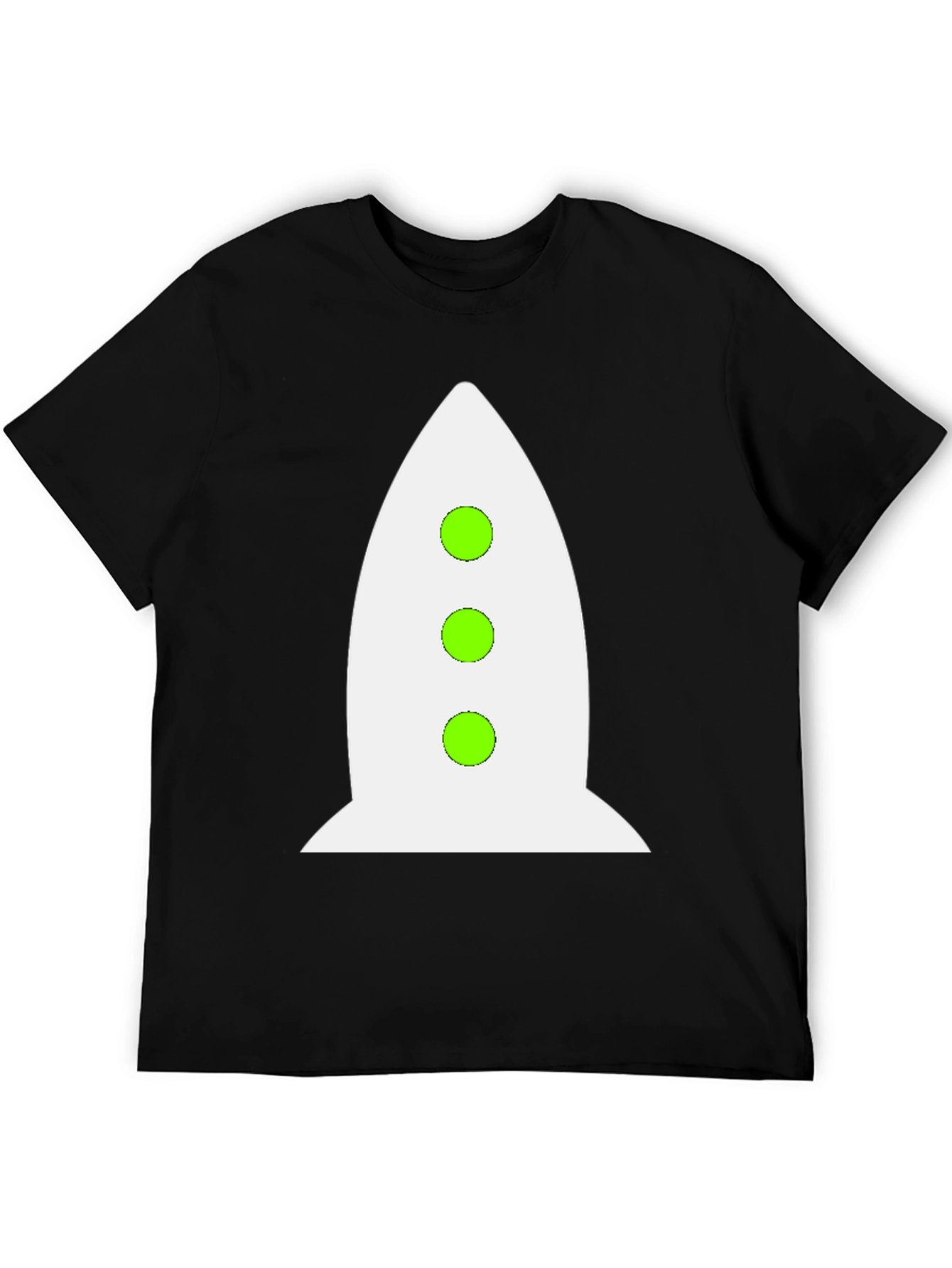 Rocket Graphic Black T-Shirt
