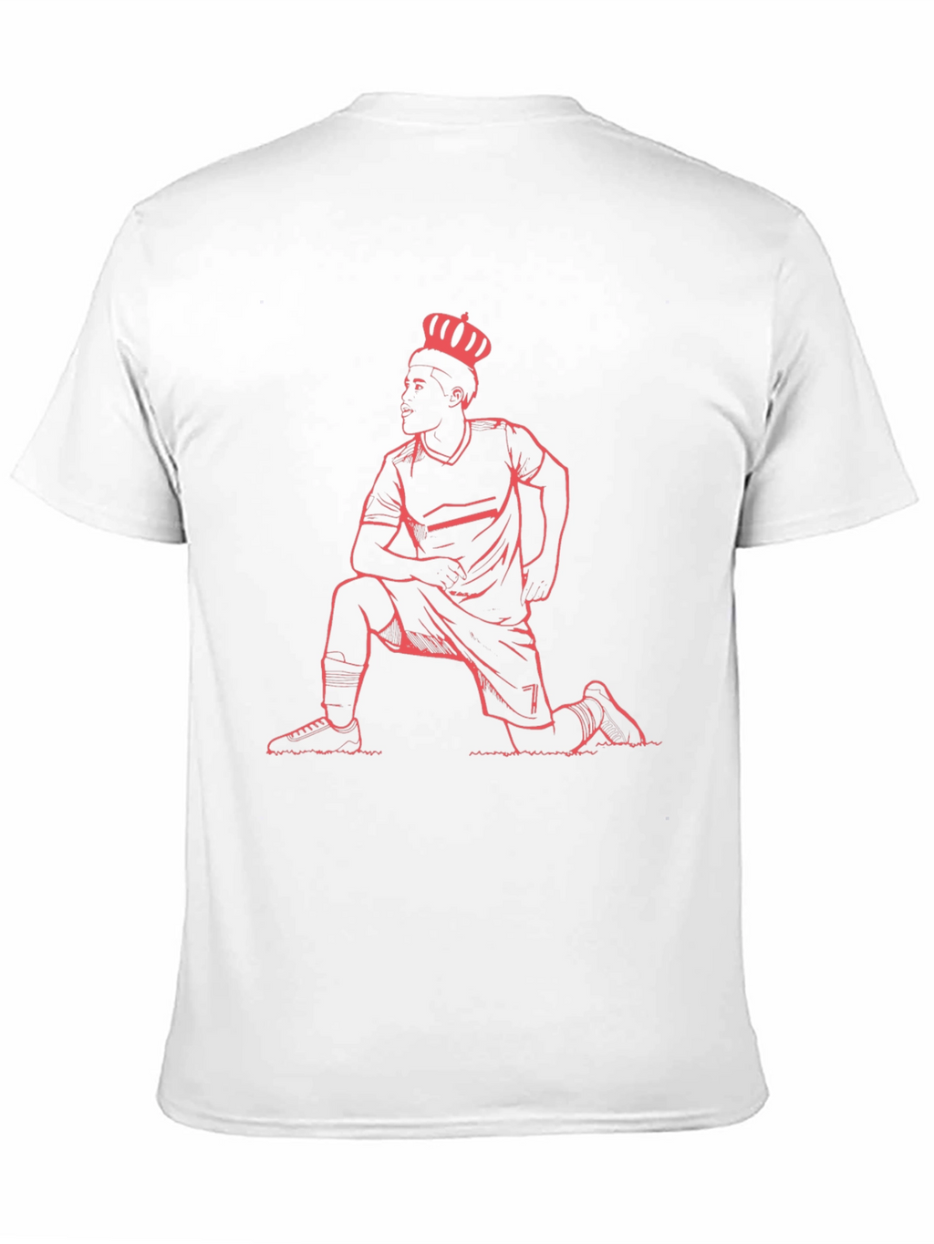King Kneeling Graphic Tee - Black