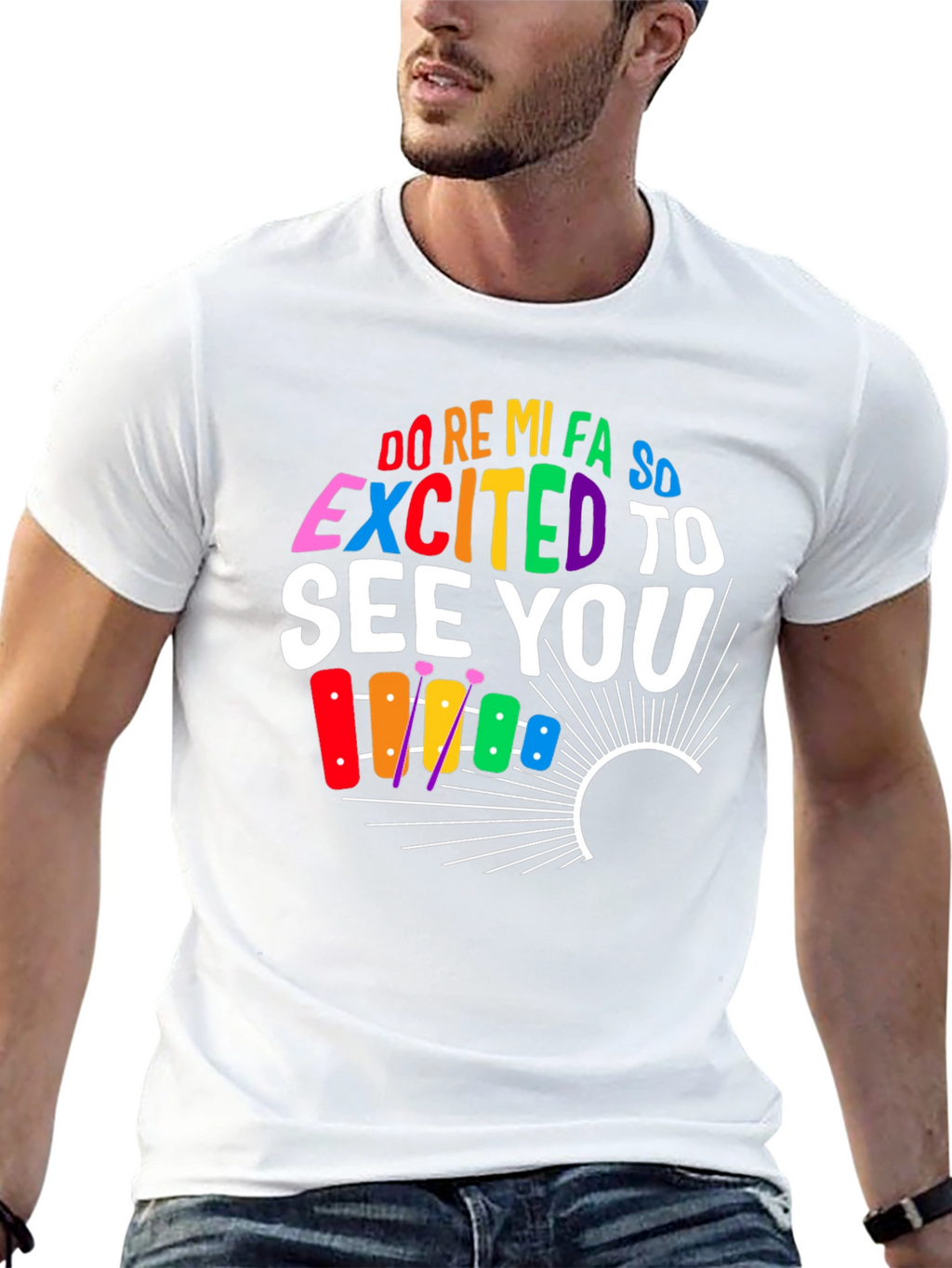 Excited To See You Music T-Shirt