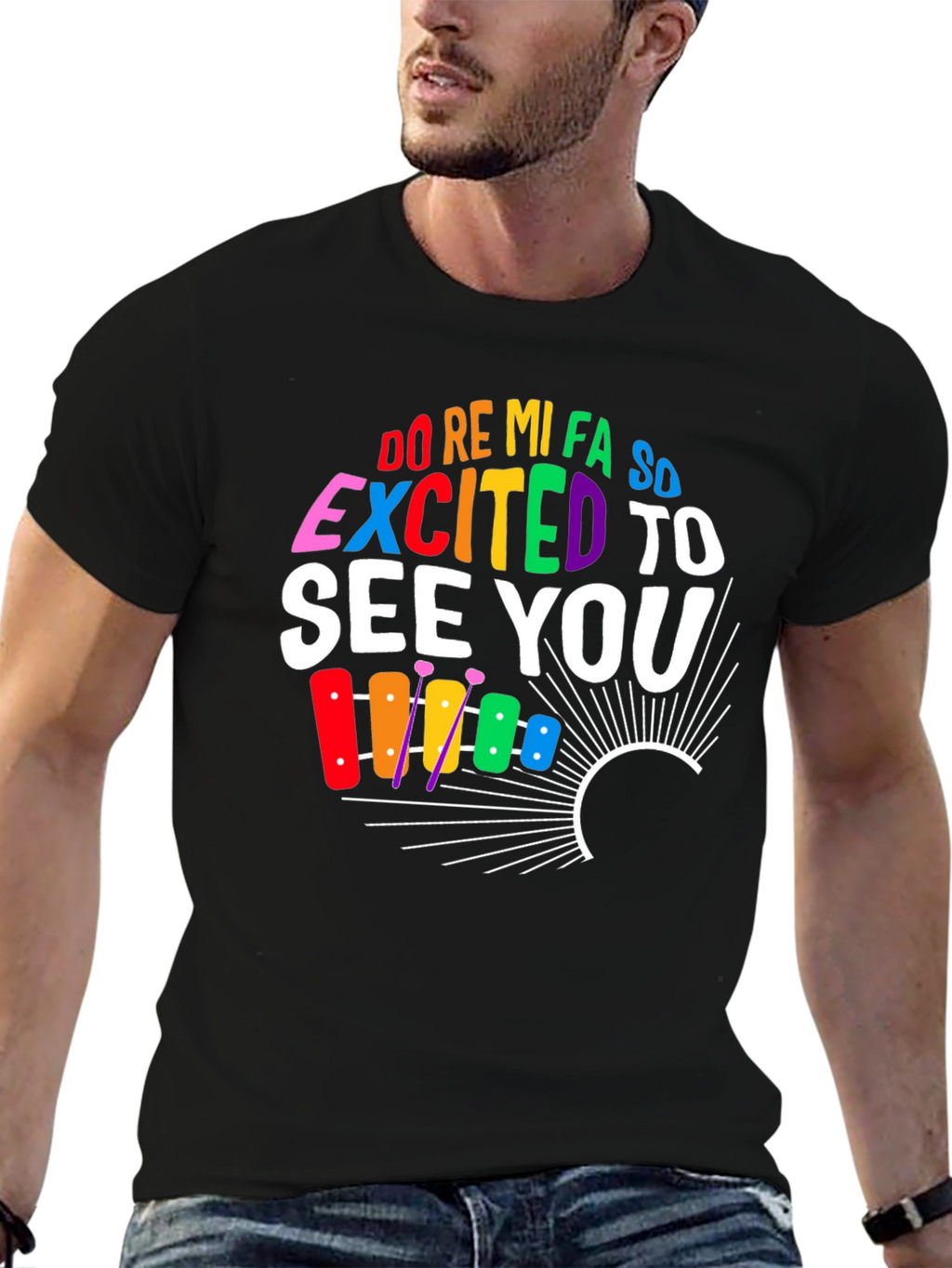 Excited To See You Music T-Shirt
