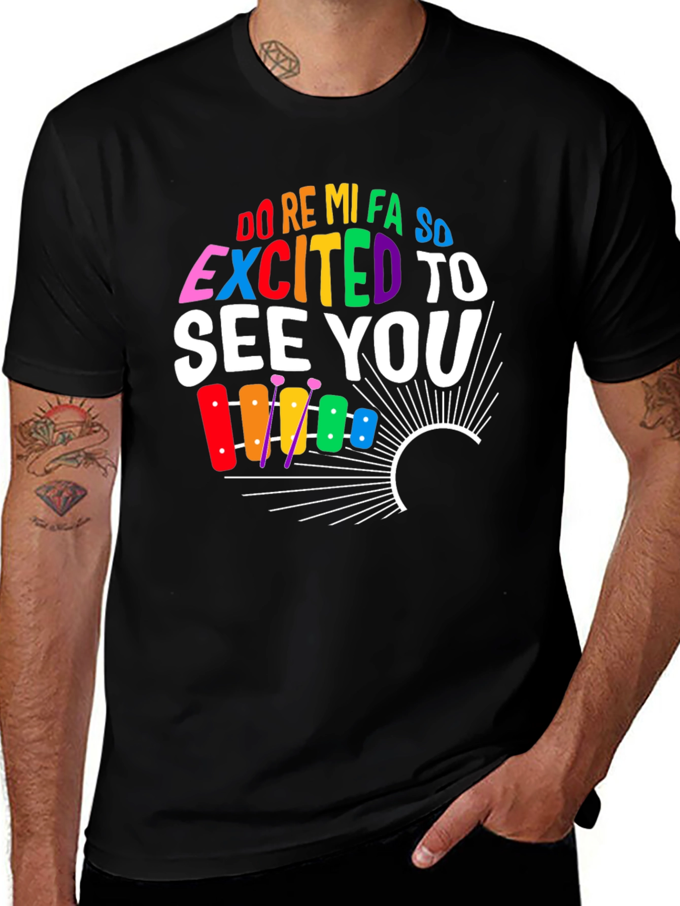 Excited To See You Music T-Shirt