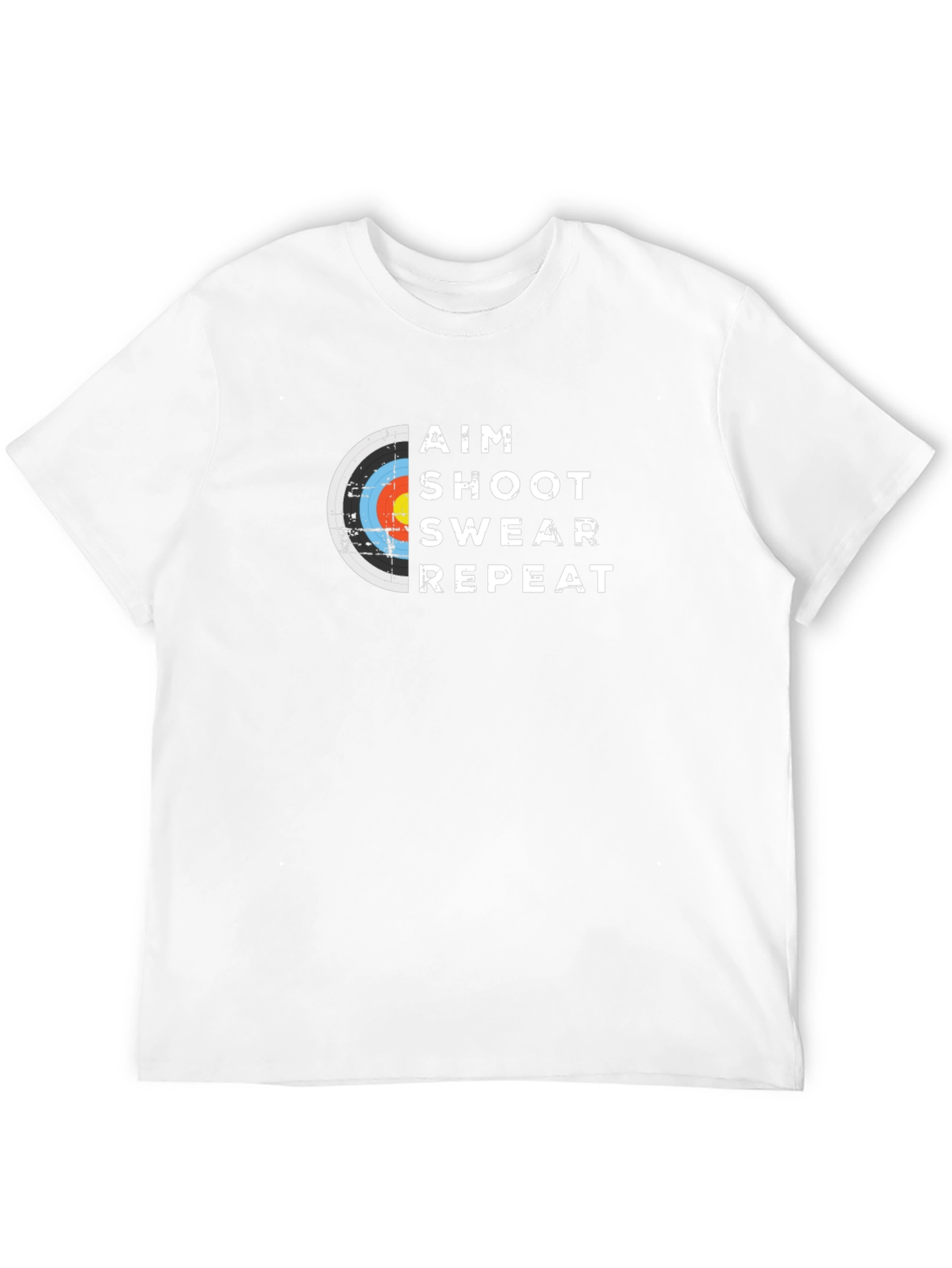Aim Shoot Swear Repeat Archery T-Shirt