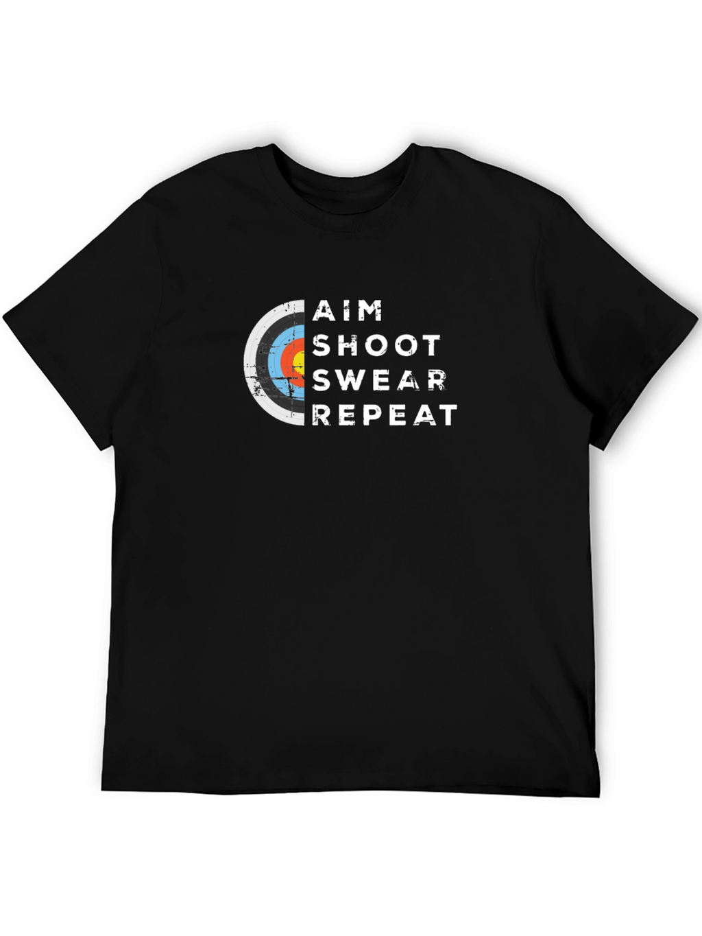 Aim Shoot Swear Repeat Archery T-Shirt