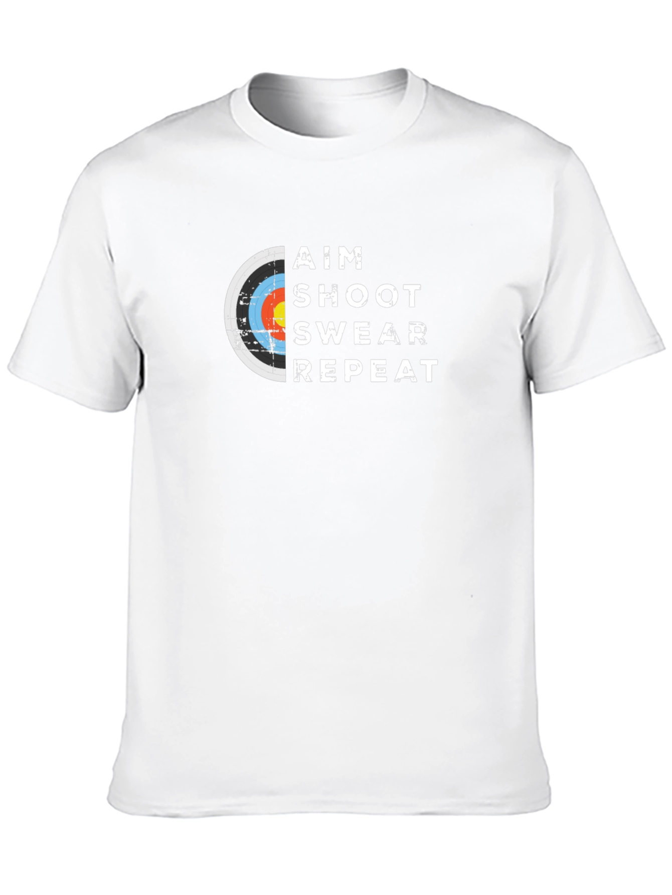 Aim Shoot Swear Repeat Archery T-Shirt