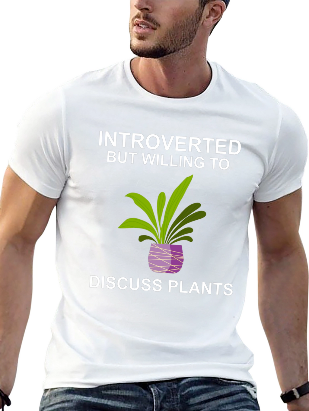 Introverted But Willing to Discuss Plants T-Shirt