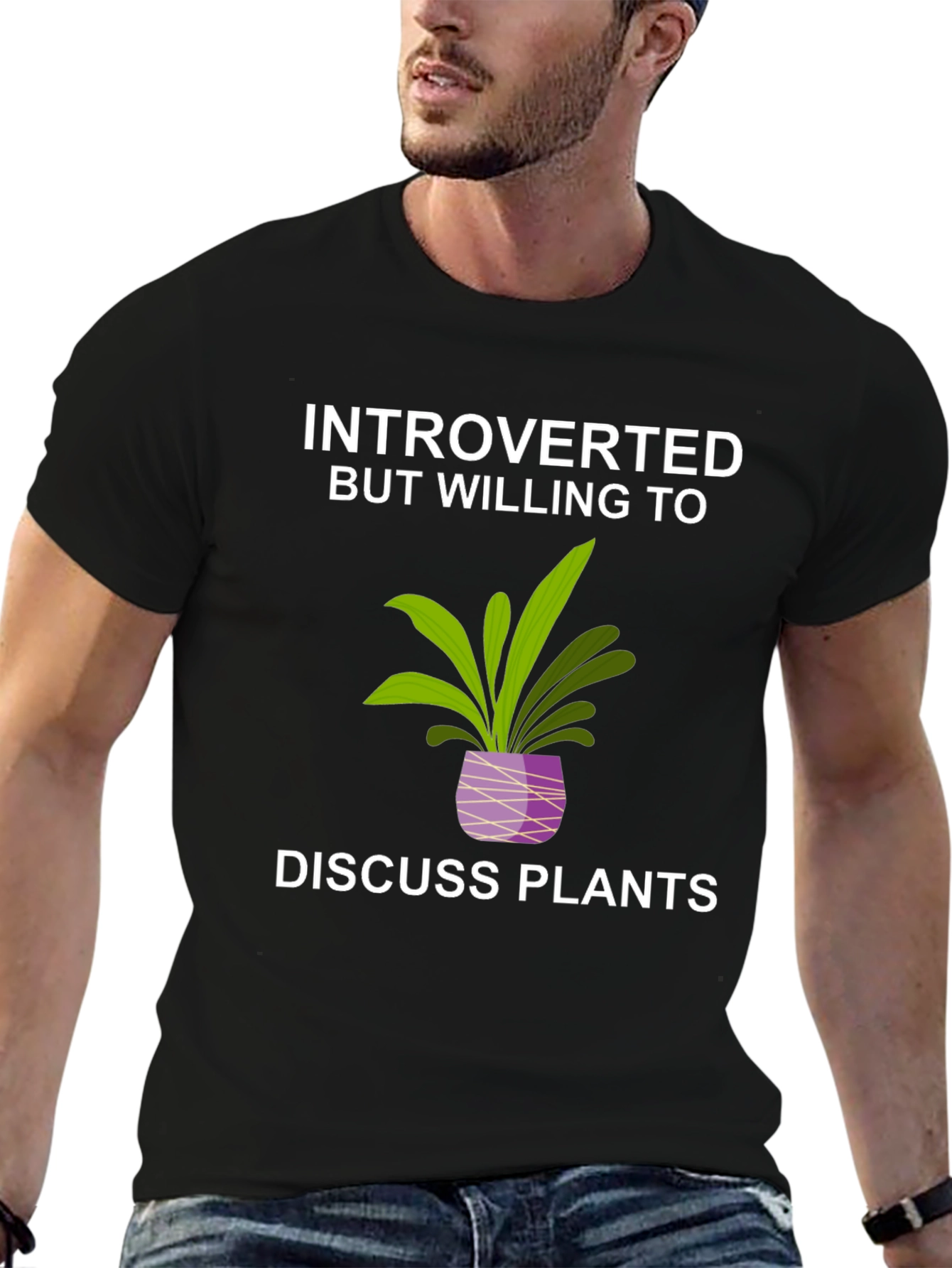 Introverted But Willing to Discuss Plants T-Shirt