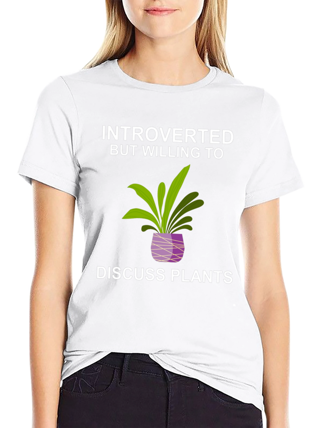 Introverted But Willing to Discuss Plants T-Shirt
