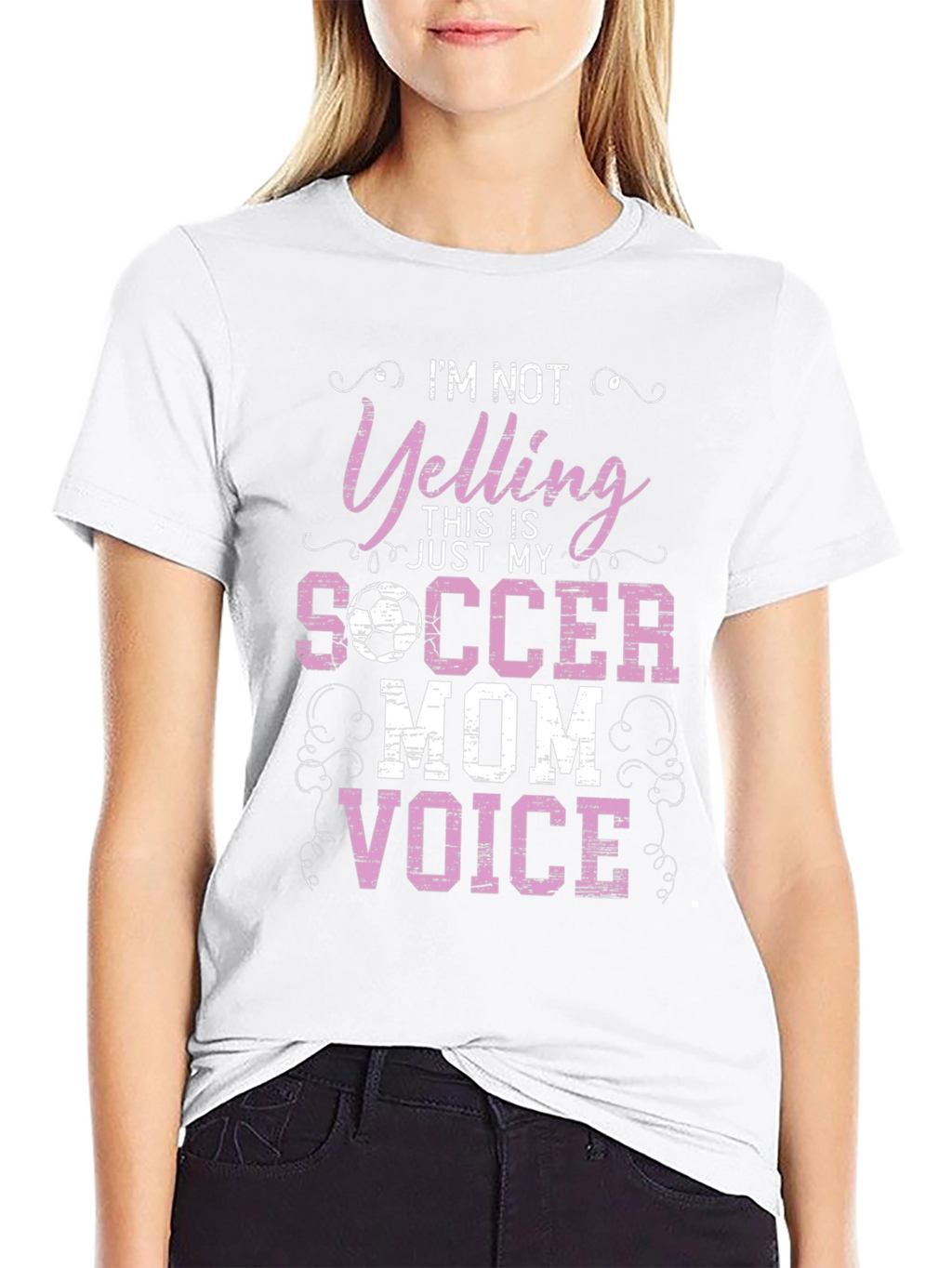 Soccer Mom Voice T-Shirt - Funny Graphic Tee