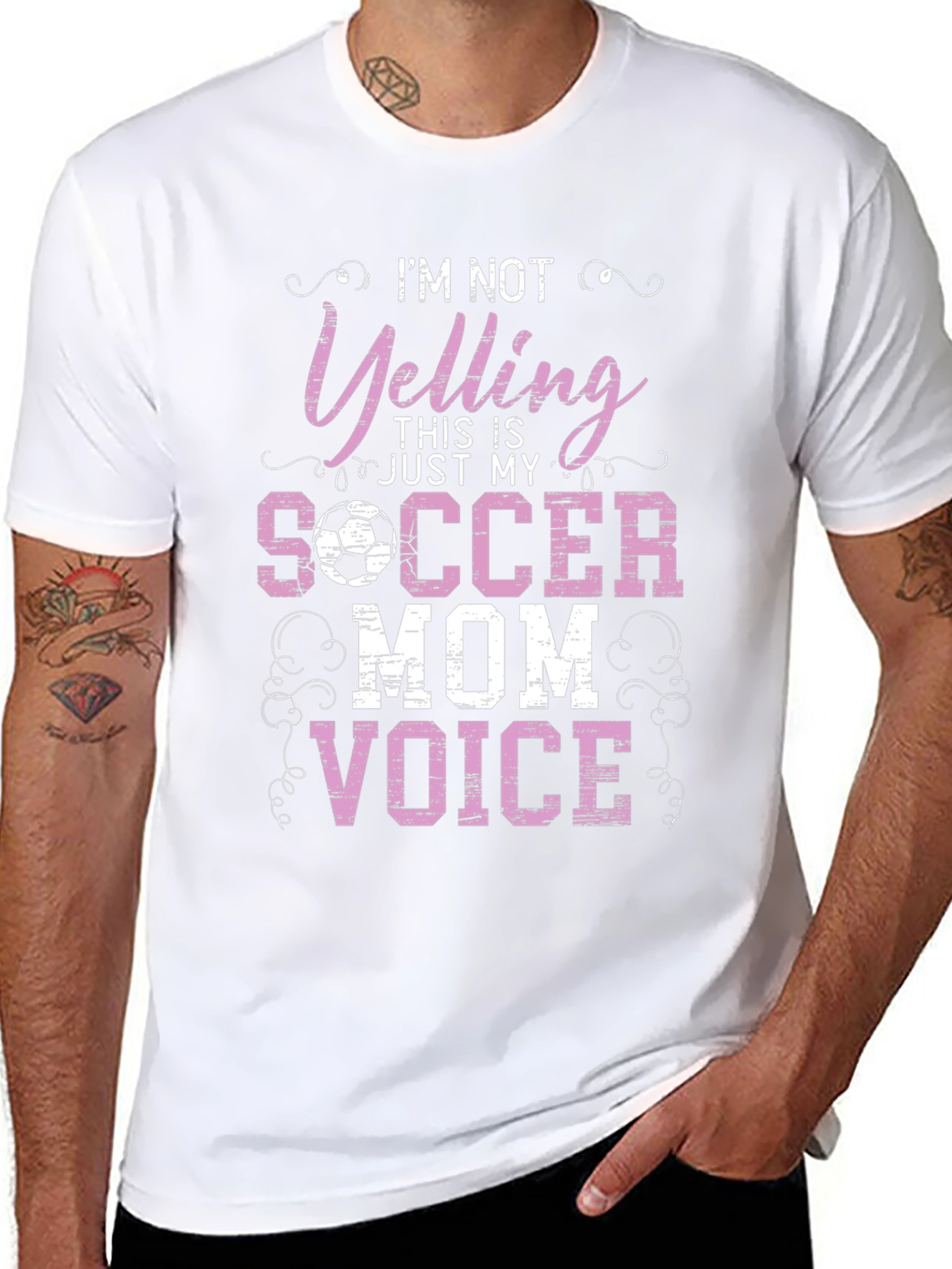 Soccer Mom Voice T-Shirt - Funny Graphic Tee