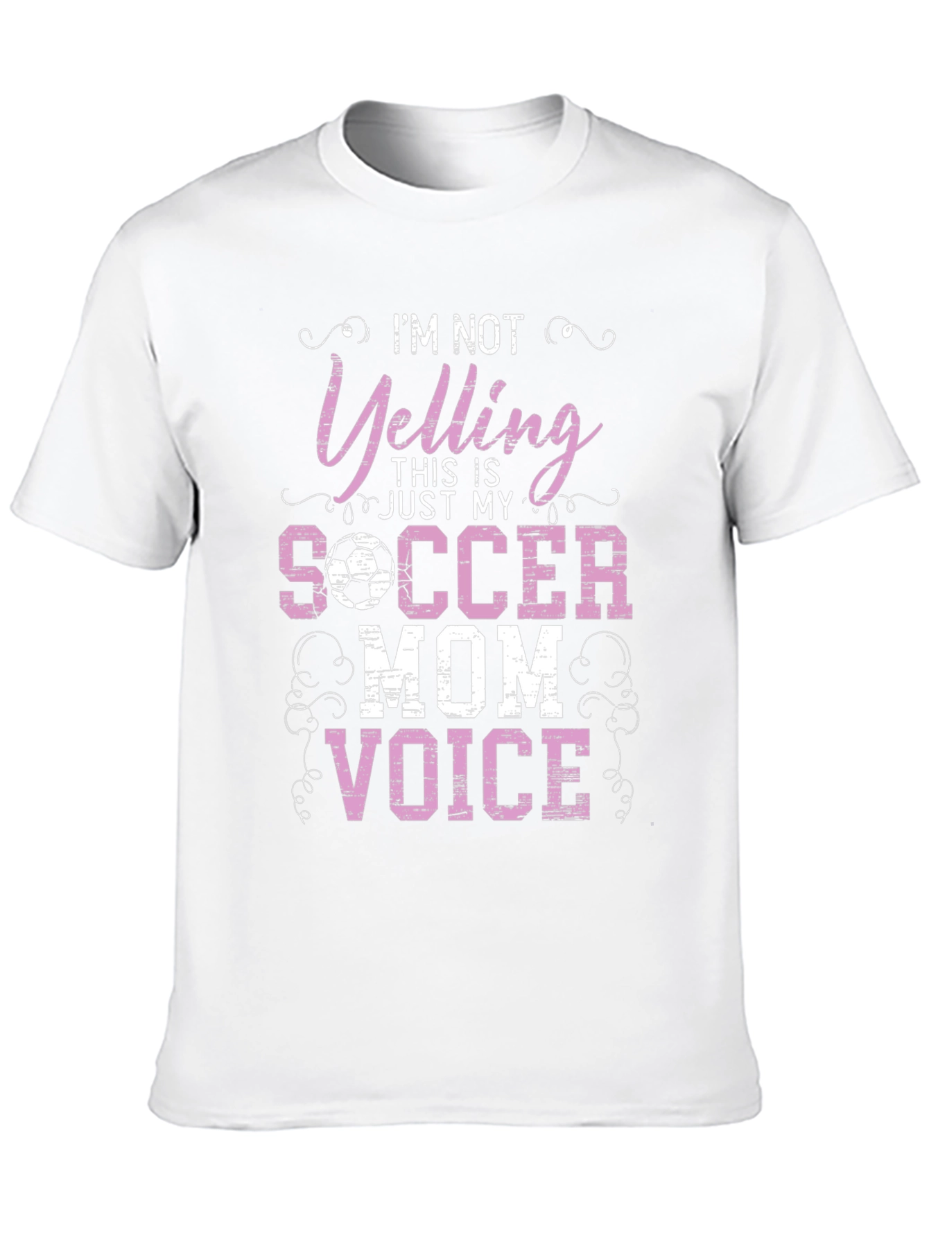 Soccer Mom Voice T-Shirt - Funny Graphic Tee