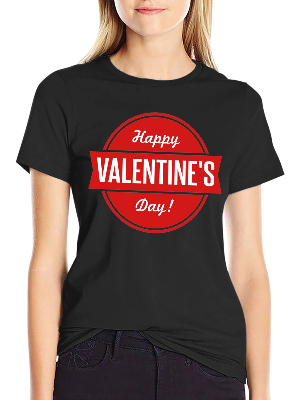 Happy Valentines Day Graphic T-Shirt