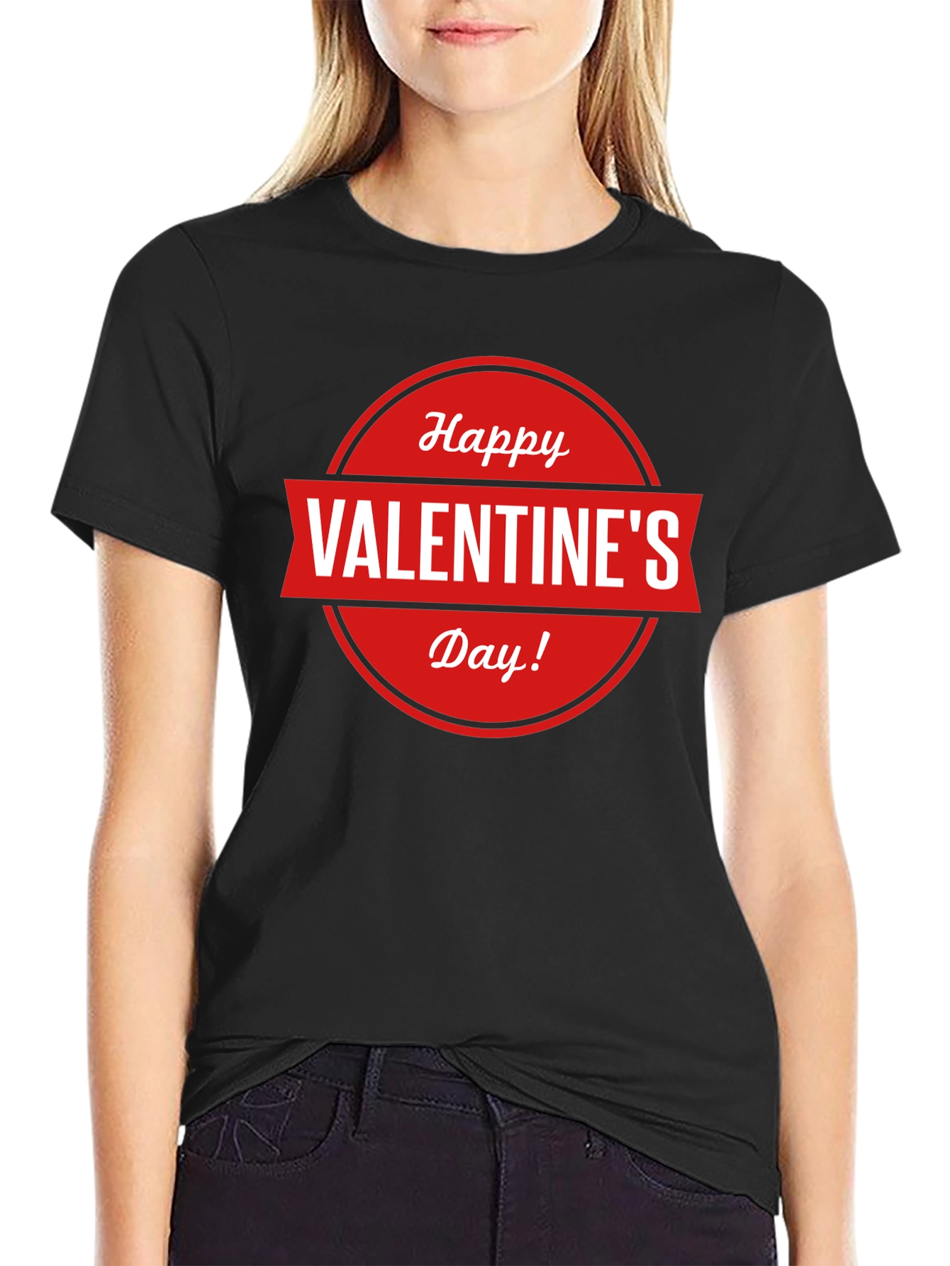Happy Valentines Day Graphic T-Shirt