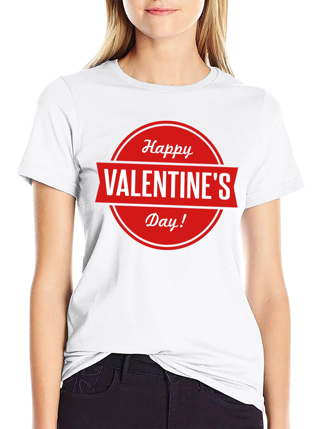 Happy Valentines Day Graphic T-Shirt